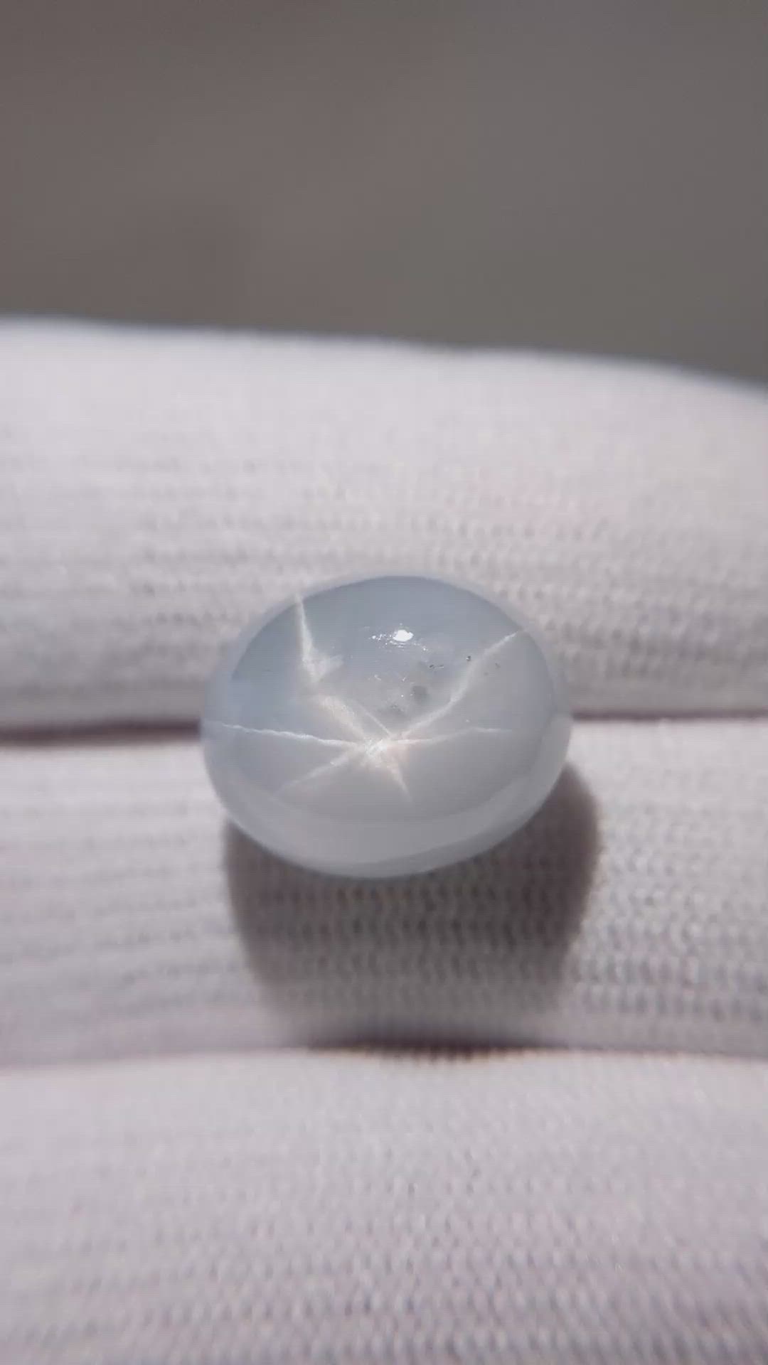 23.95 Ct. Greyish Blue Star Sapphire from Ceylon (Sri Lanka) Size Video