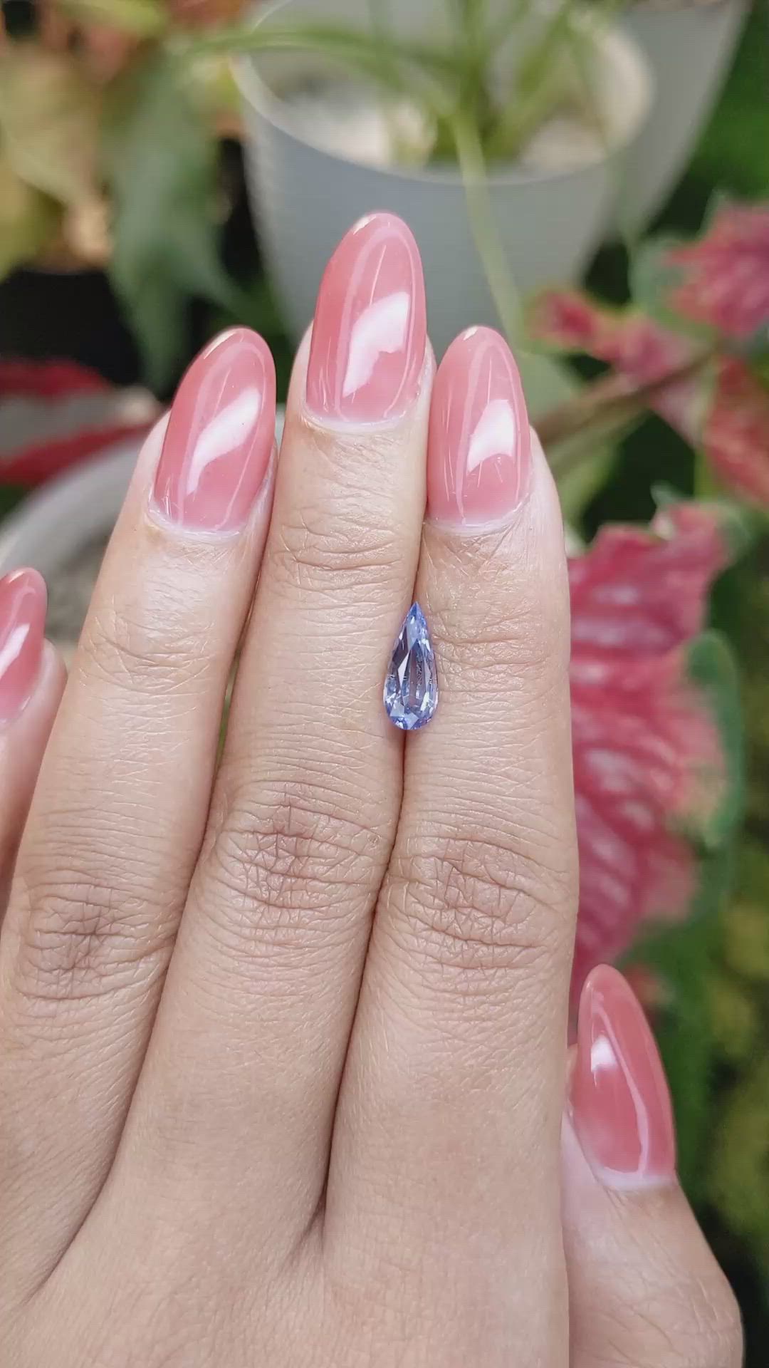 1.50 Ct. Blue Sapphire from Ceylon (Sri Lanka) Size Video