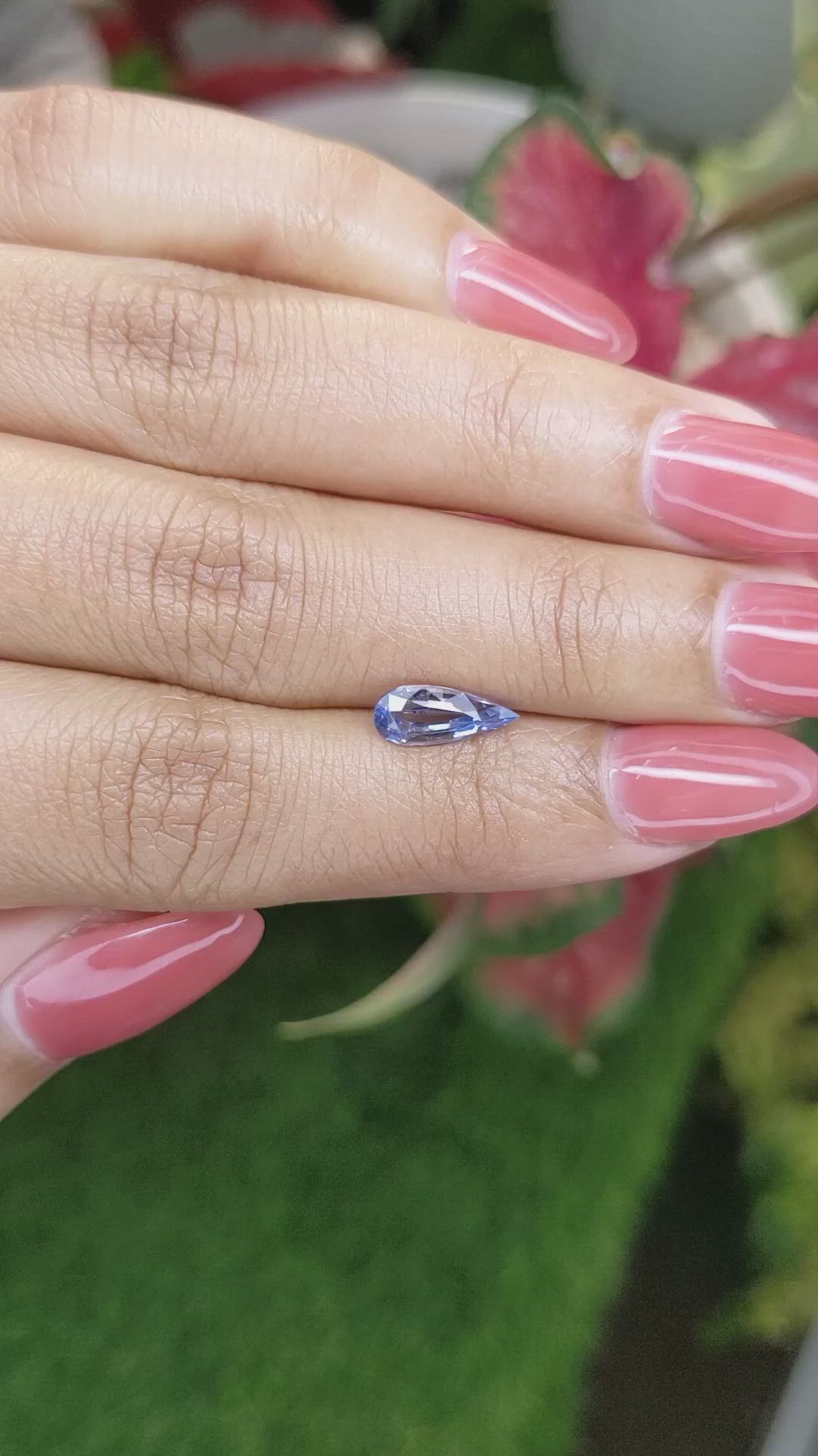 1.50 Ct. Blue Sapphire from Ceylon (Sri Lanka) Size Video