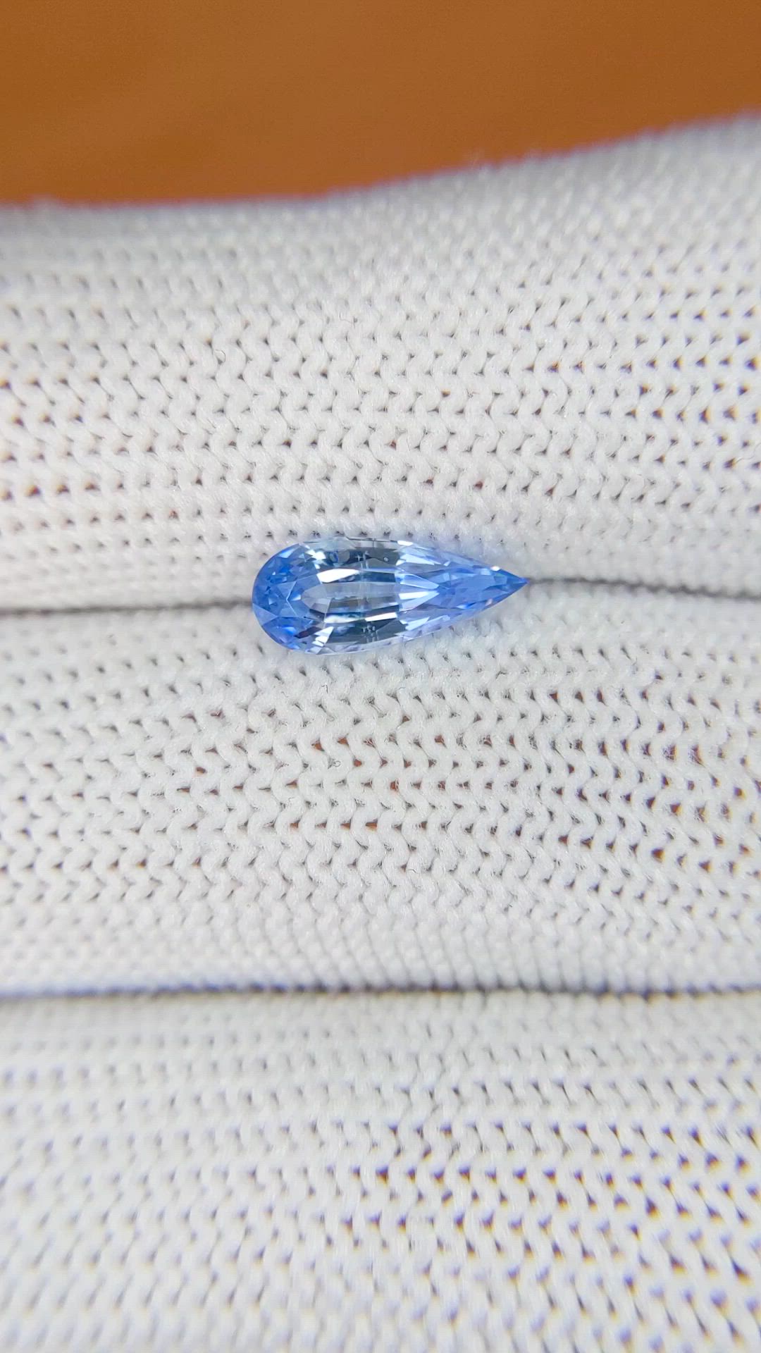 1.50 Ct. Blue Sapphire from Ceylon (Sri Lanka) Size Video