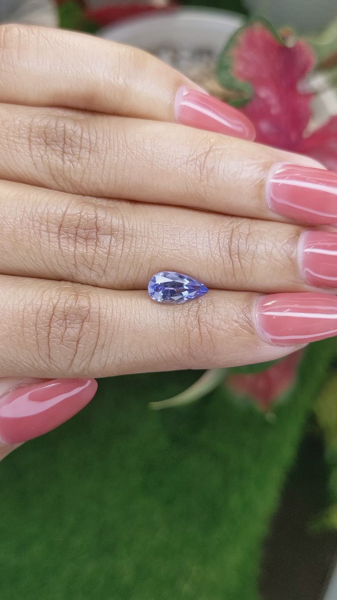 2.03 Ct. Blue Sapphire from Ceylon (Sri Lanka) Size Video