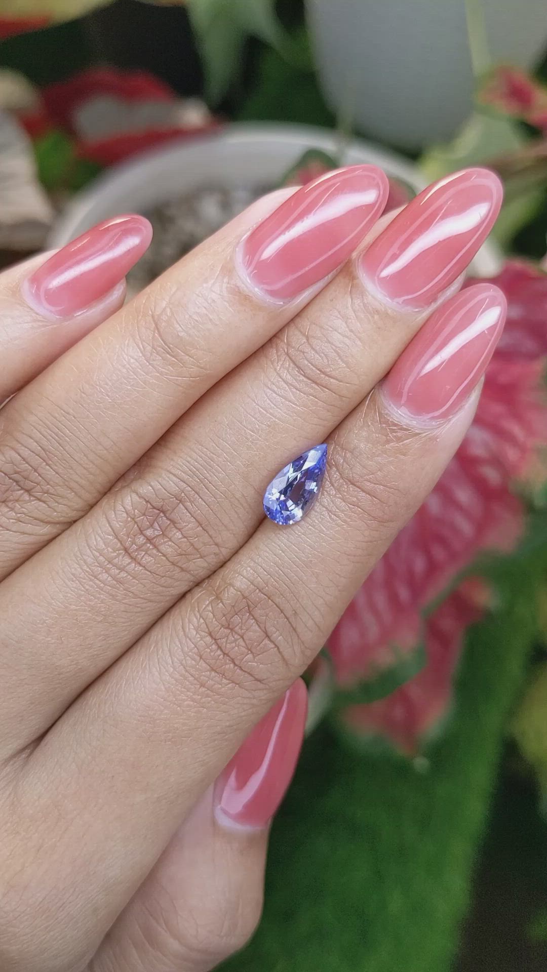2.03 Ct. Blue Sapphire from Ceylon (Sri Lanka) Size Video
