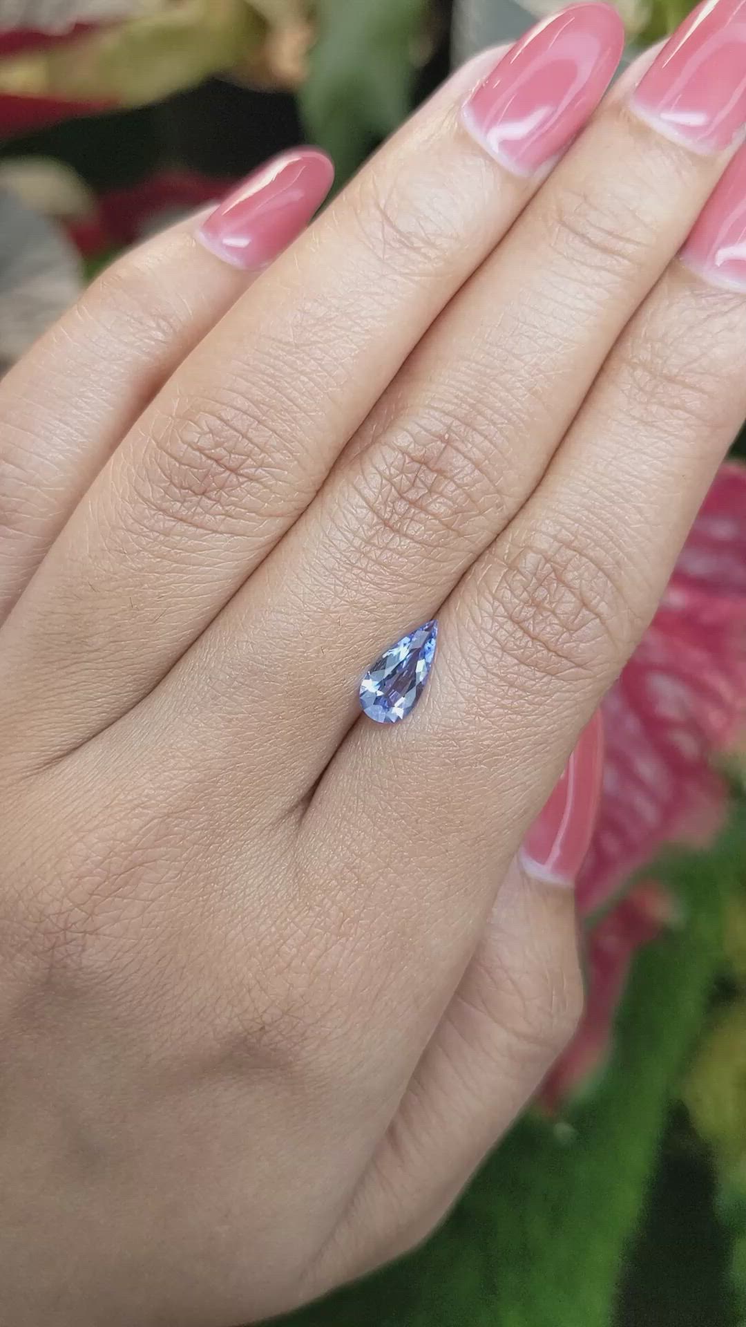1.14 Ct. Blue Sapphire from Ceylon (Sri Lanka) Size Video