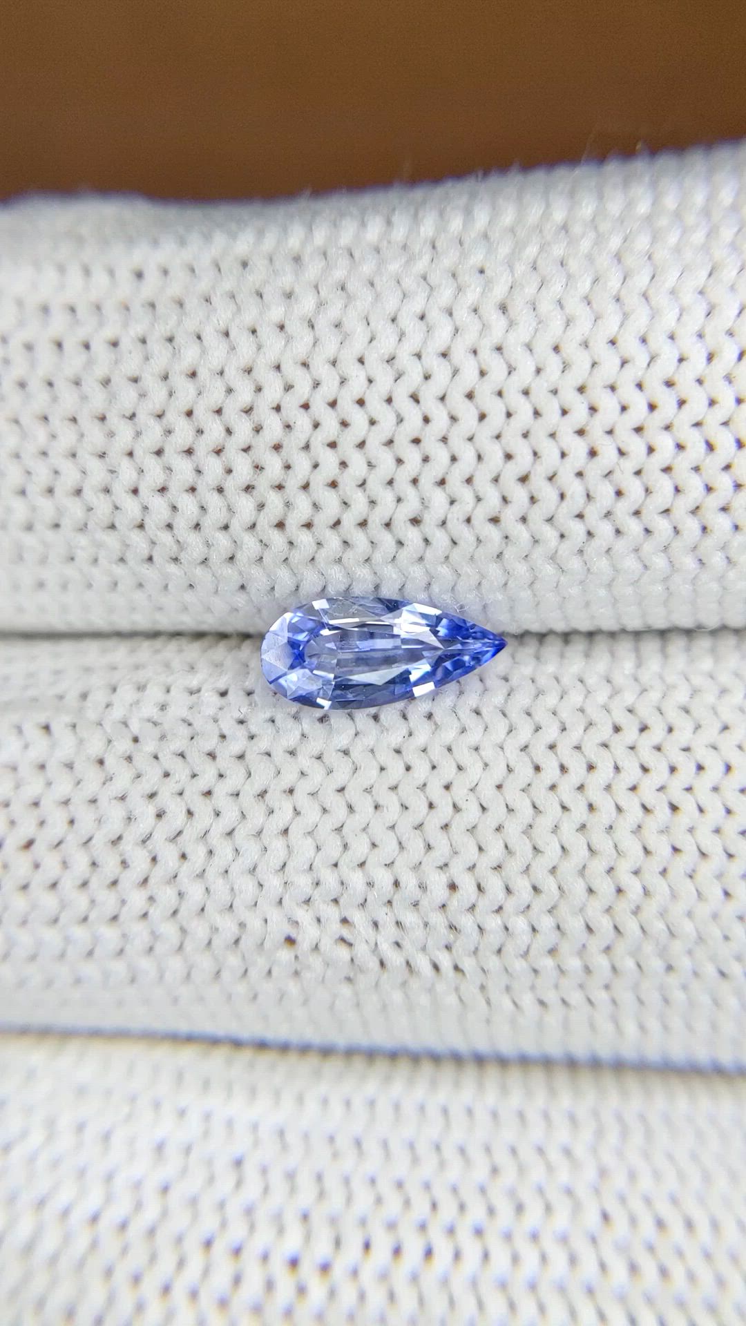 0.70 Ct. Blue Sapphire from Ceylon (Sri Lanka) Size Video