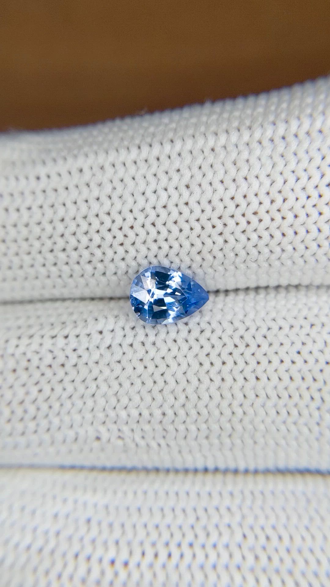 0.93 Ct. Blue Sapphire from Ceylon (Sri Lanka) Size Video