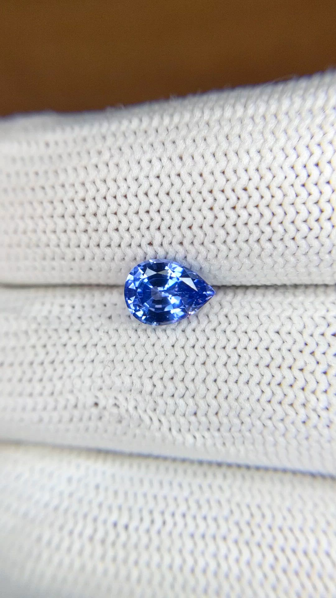 1.43 Ct. Blue Sapphire from Ceylon (Sri Lanka) Size Video