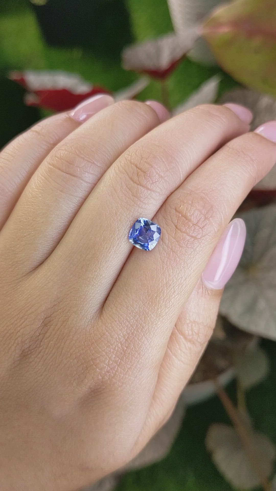 1.68 Ct. Blue Sapphire from Ceylon (Sri Lanka) Size Video