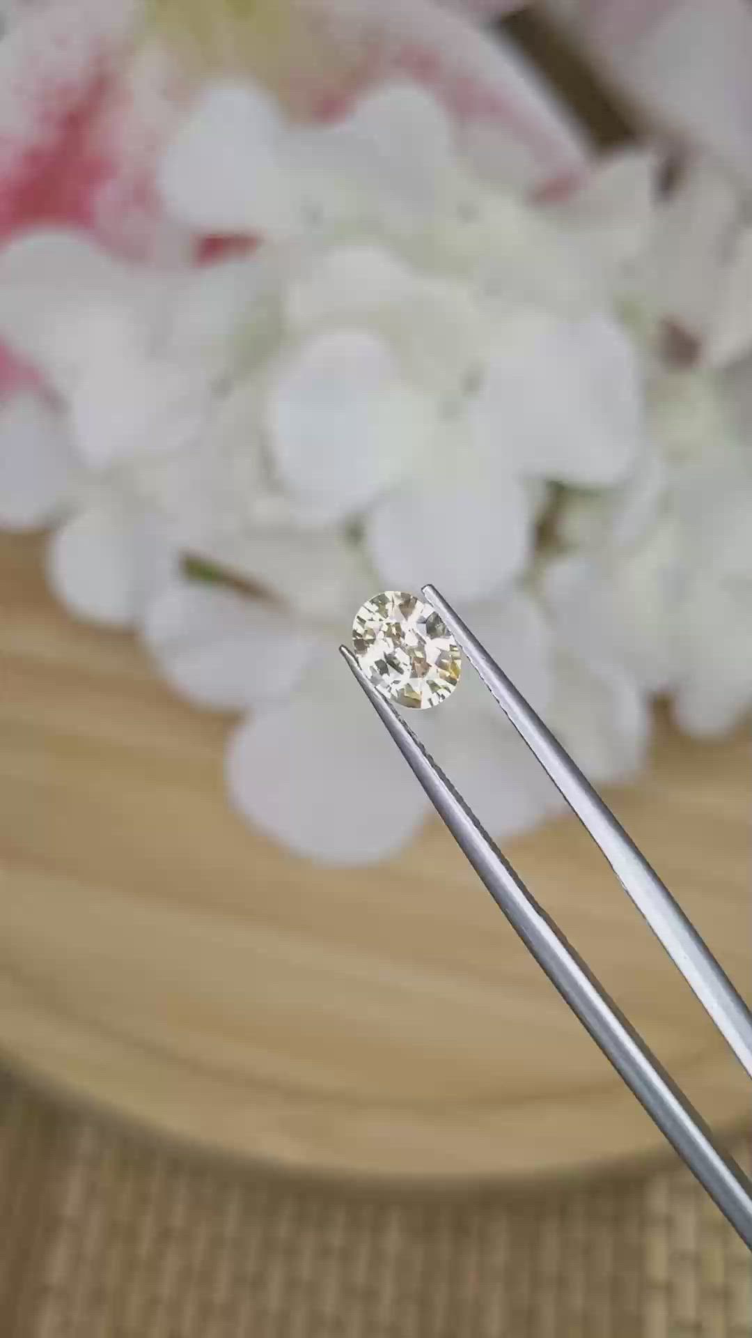 1.08 Ct. Yellow Sapphire from Ceylon (Sri Lanka) Size Video