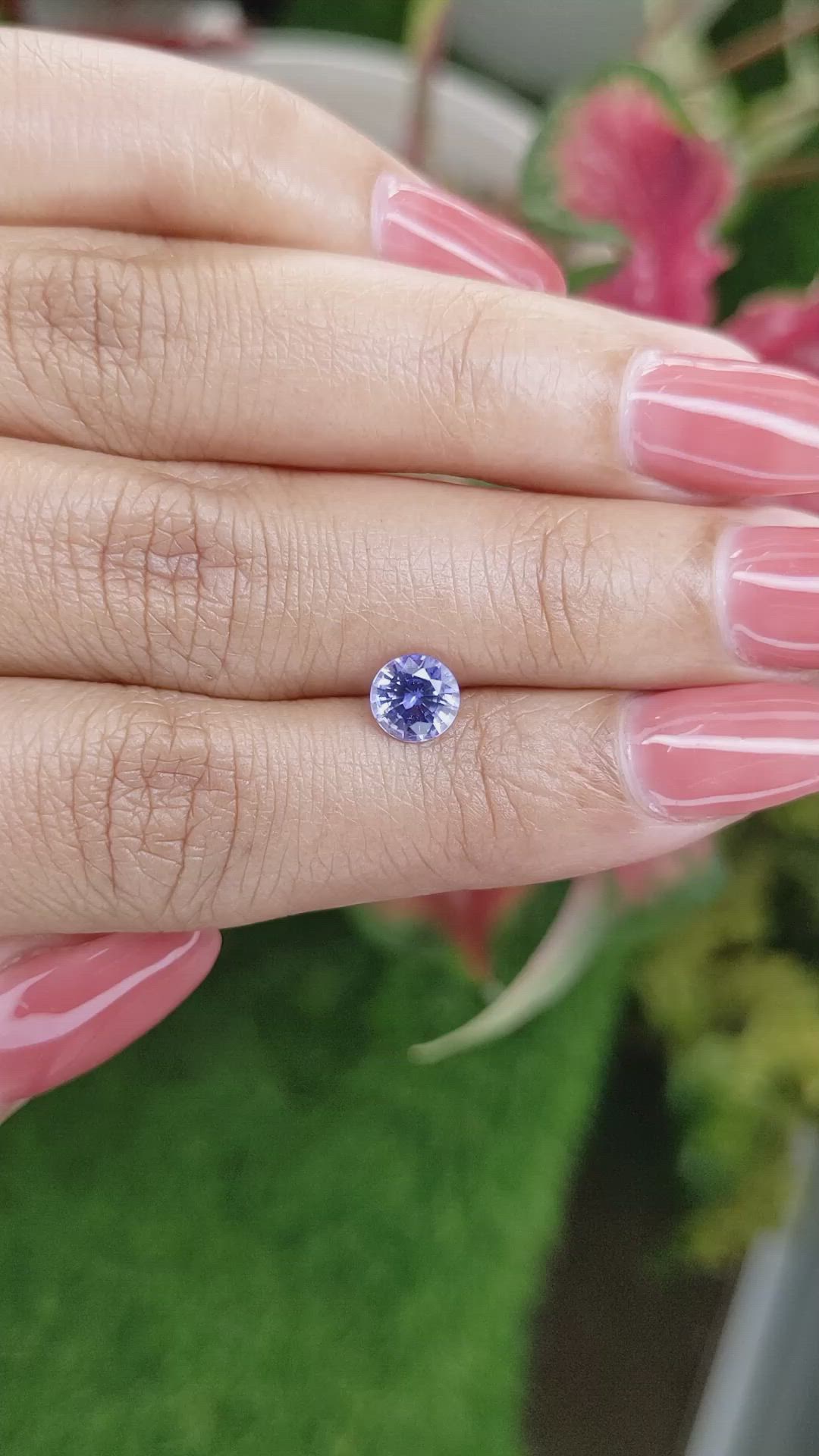 1.01 Ct. Blue Sapphire from Ceylon (Sri Lanka) Size Video