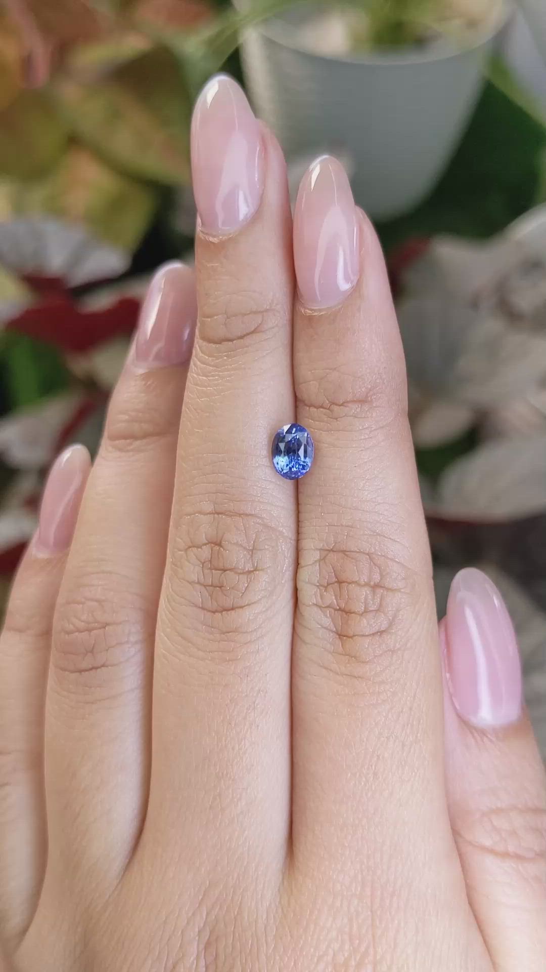 1.20 Ct. Blue Sapphire from Ceylon (Sri Lanka) Size Video