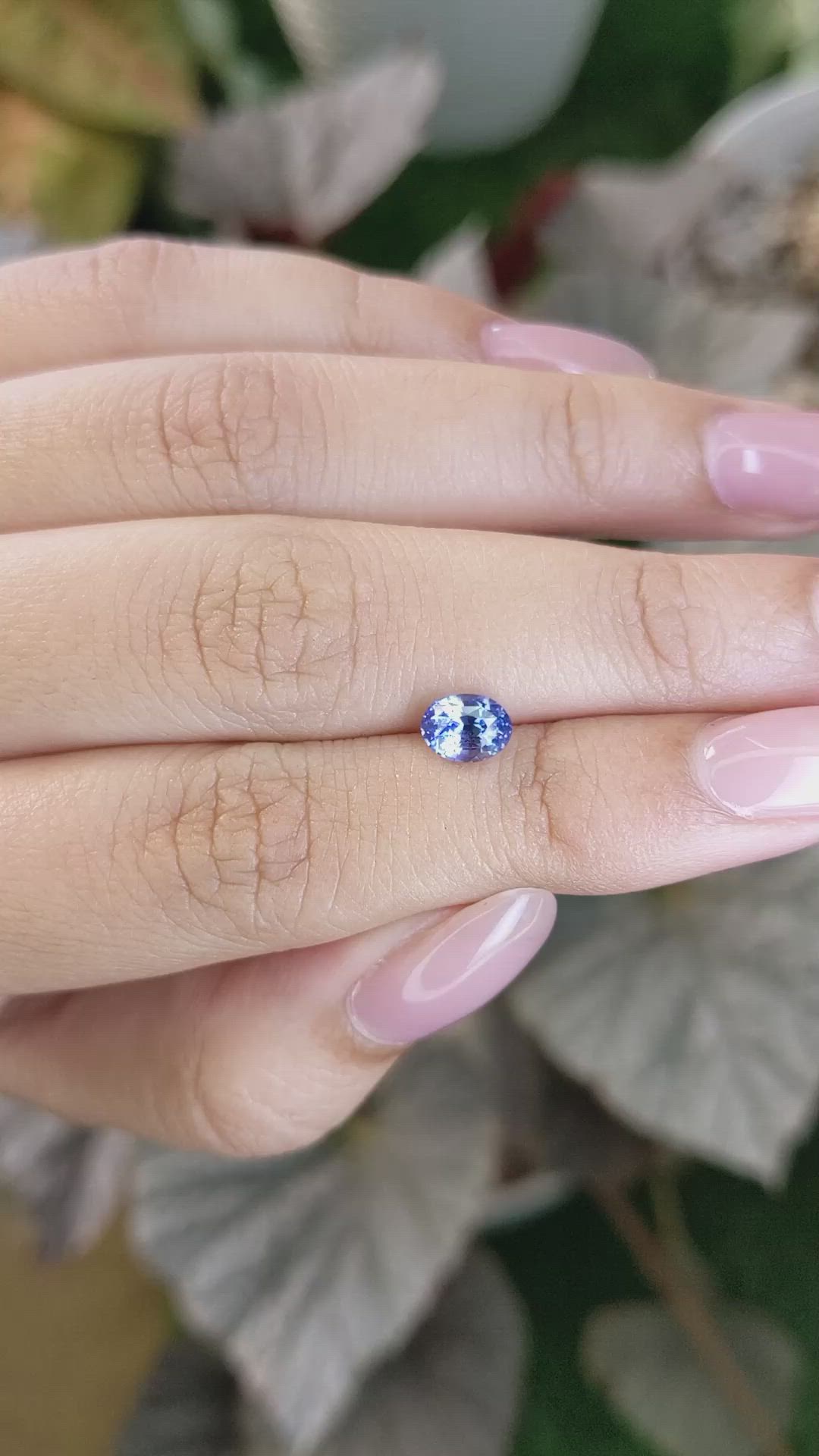 1.20 Ct. Blue Sapphire from Ceylon (Sri Lanka) Size Video