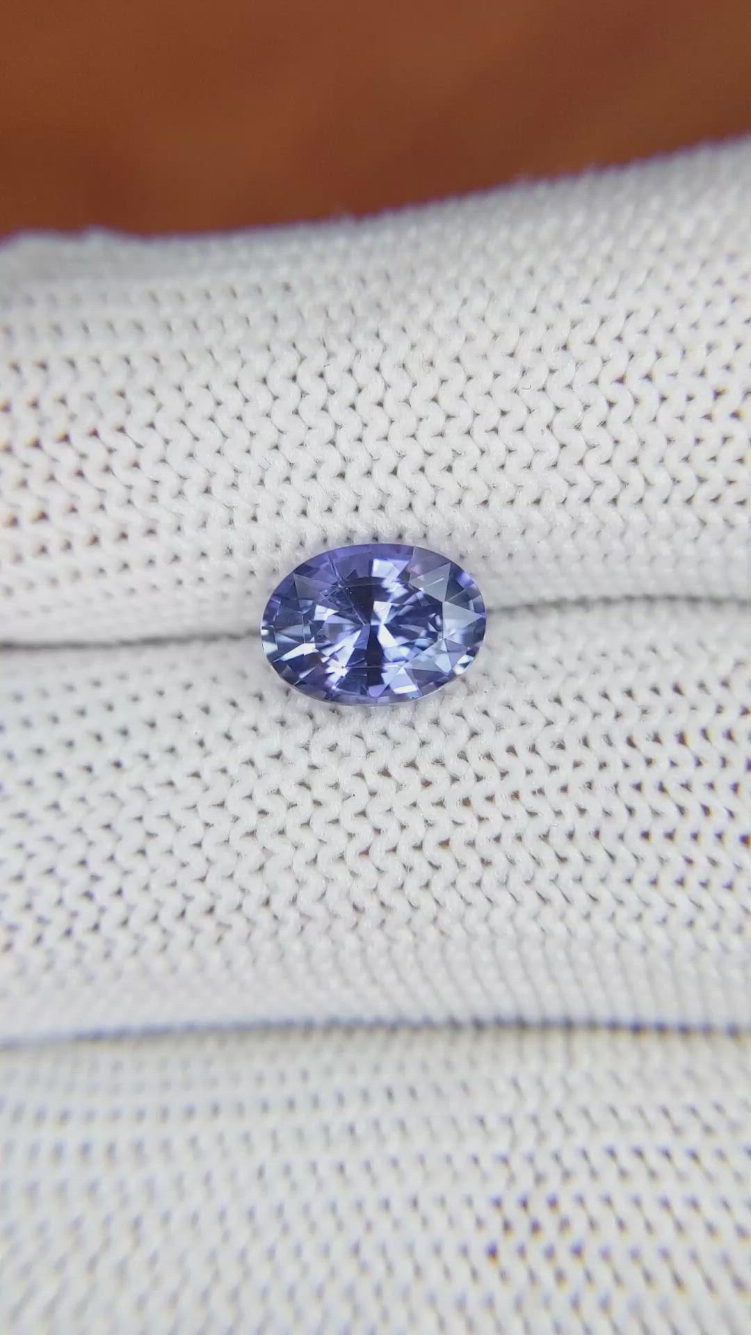 2.05 Ct. Blue Sapphire from Ceylon (Sri Lanka) Size Video