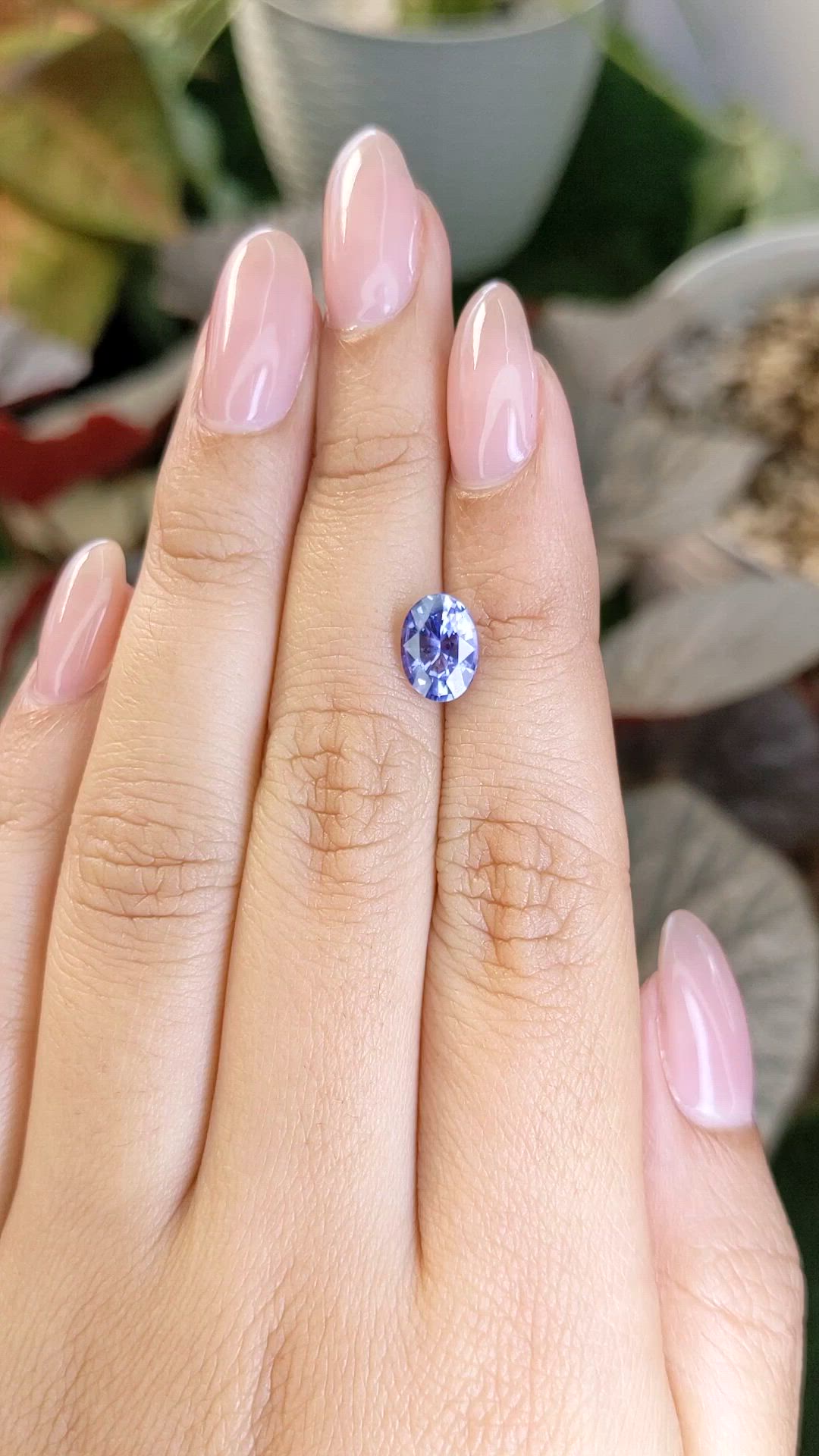 2.05 Ct. Blue Sapphire from Ceylon (Sri Lanka) Size Video