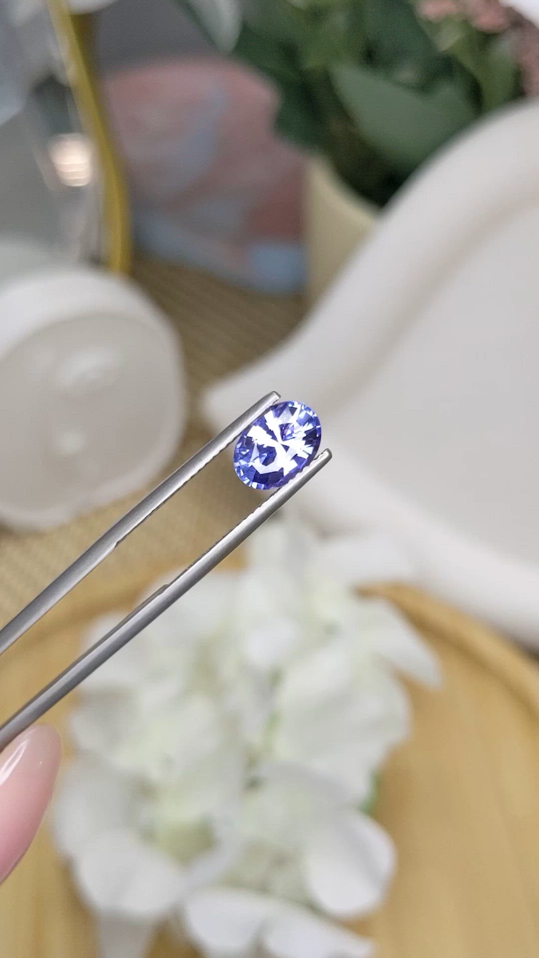 2.05 Ct. Blue Sapphire from Ceylon (Sri Lanka) Size Video