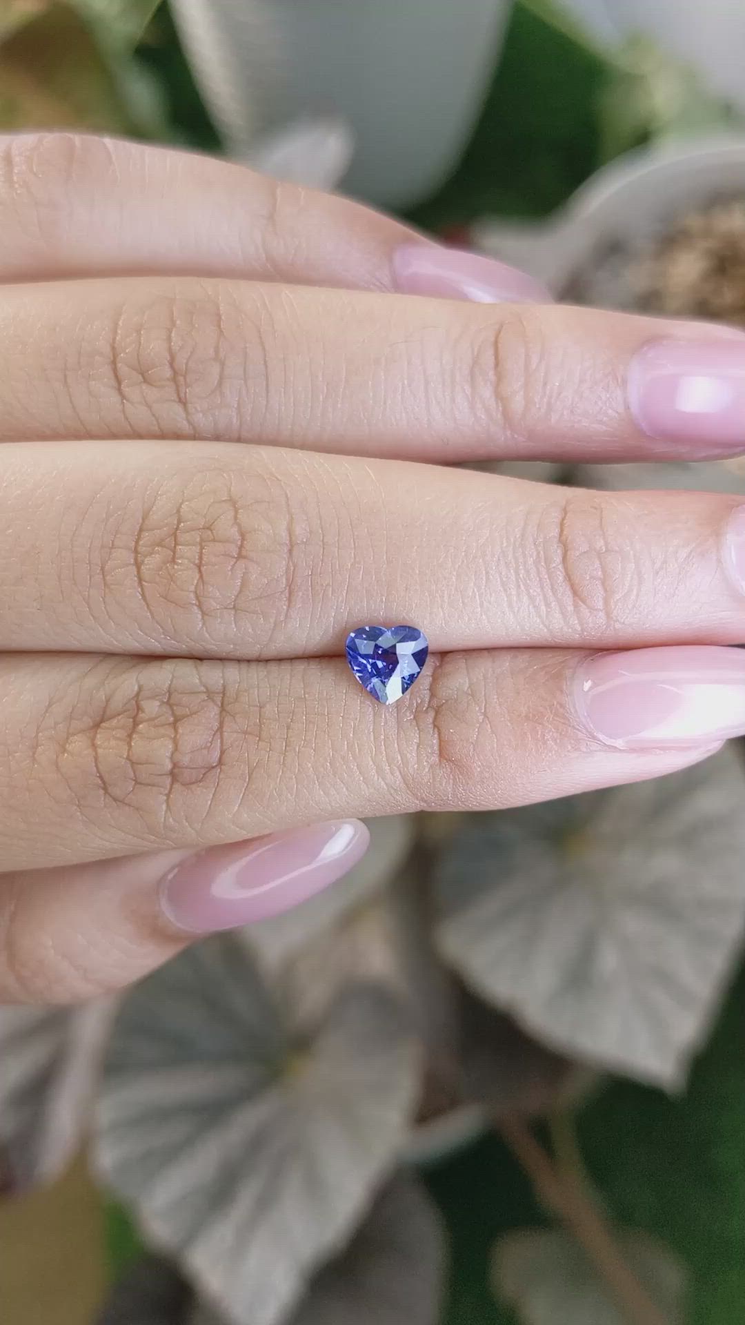 1.06 Ct. Blue Sapphire from Ceylon (Sri Lanka) Size Video