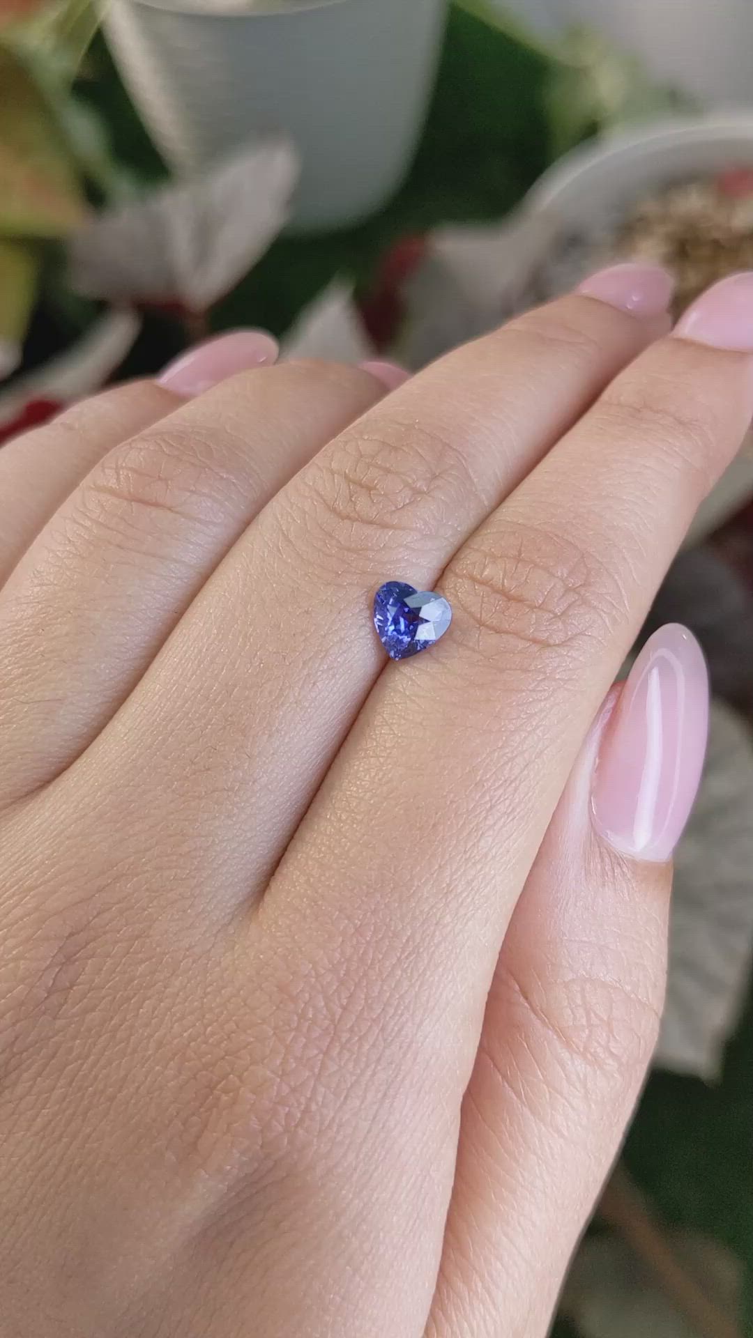1.06 Ct. Blue Sapphire from Ceylon (Sri Lanka) Size Video