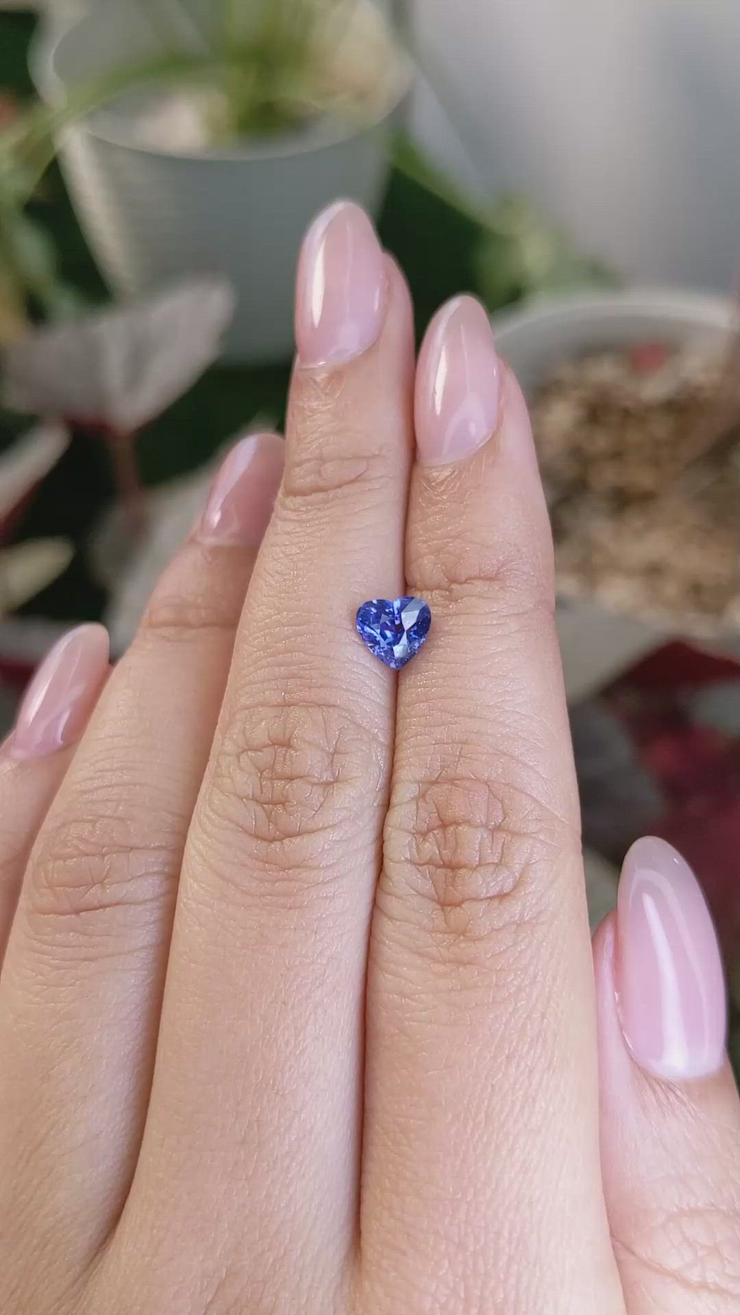 1.06 Ct. Blue Sapphire from Ceylon (Sri Lanka) Size Video