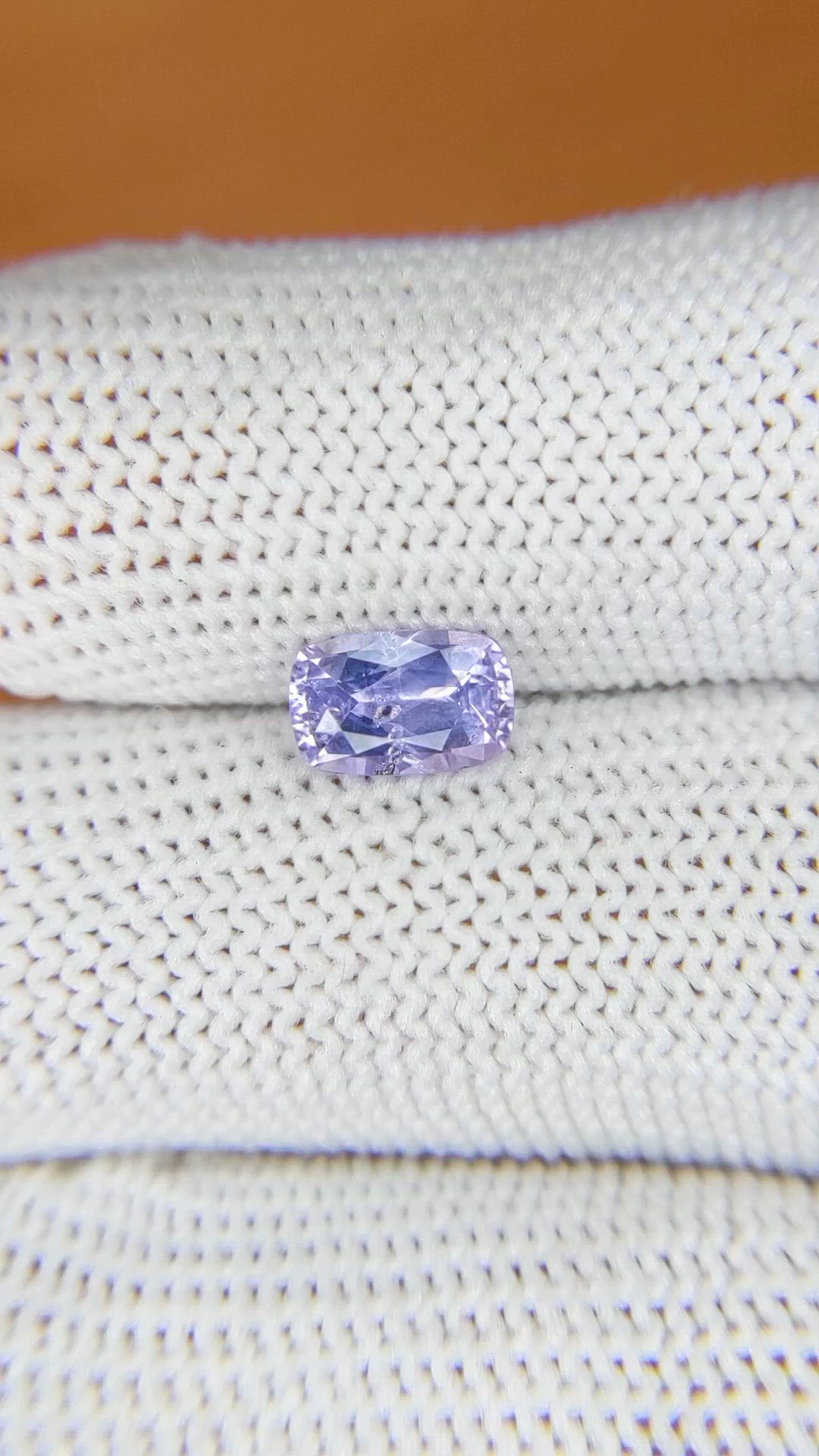 1.14 Ct. Purple Sapphire from Ceylon (Sri Lanka) Size Video