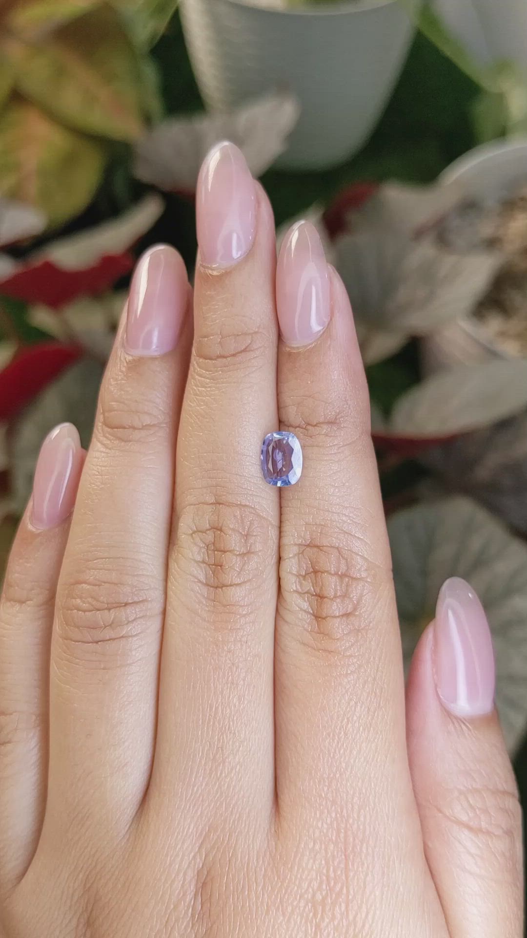 0.93 Ct. Blue Sapphire from Ceylon (Sri Lanka) Size Video