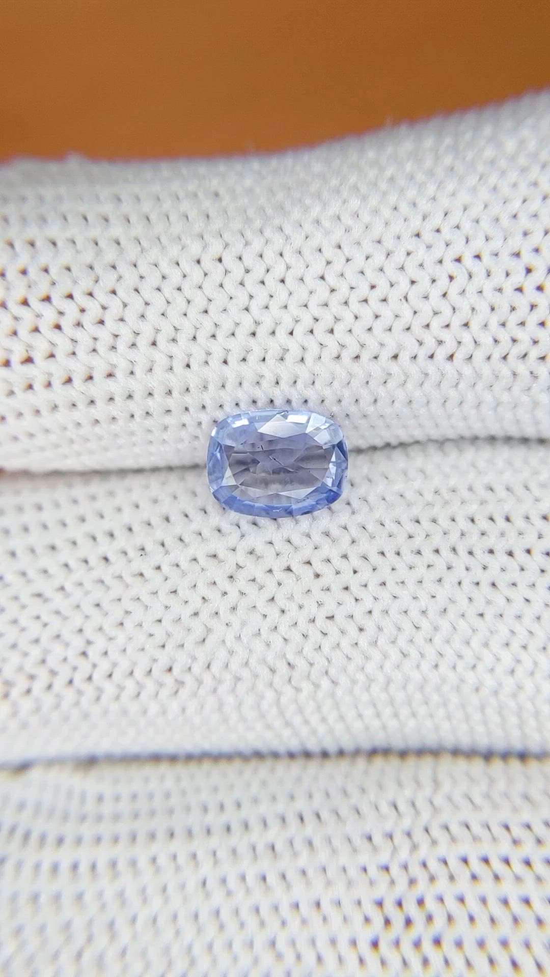 0.93 Ct. Blue Sapphire from Ceylon (Sri Lanka) Size Video