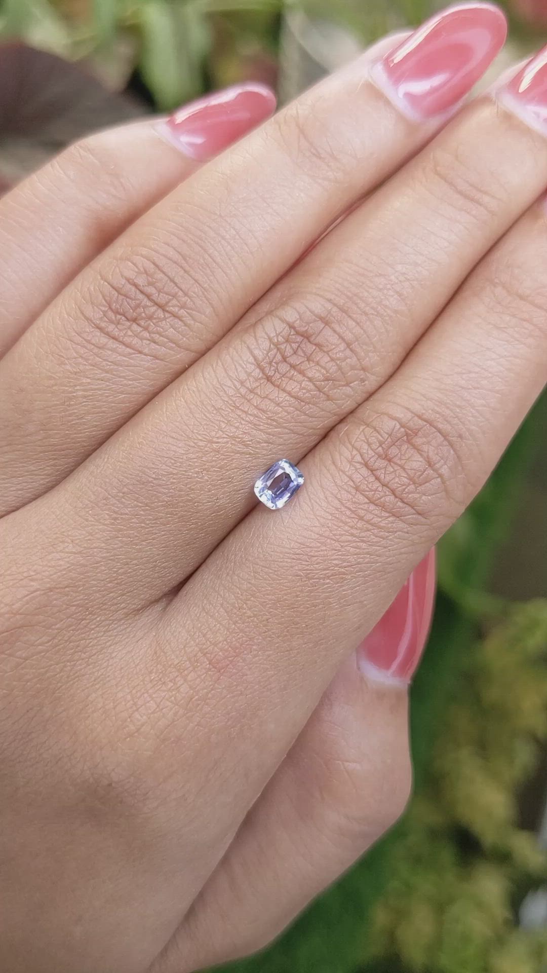 0.54 Ct. Blue Sapphire from Ceylon (Sri Lanka) Size Video
