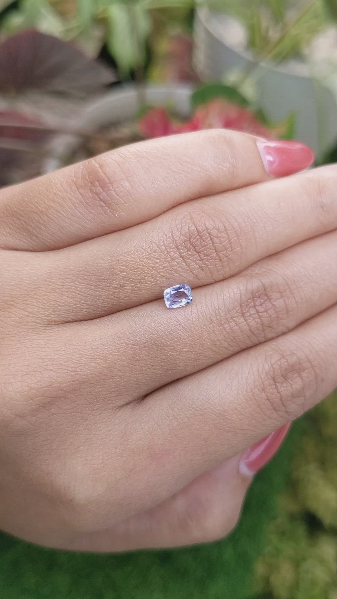 0.54 Ct. Blue Sapphire from Ceylon (Sri Lanka) Size Video