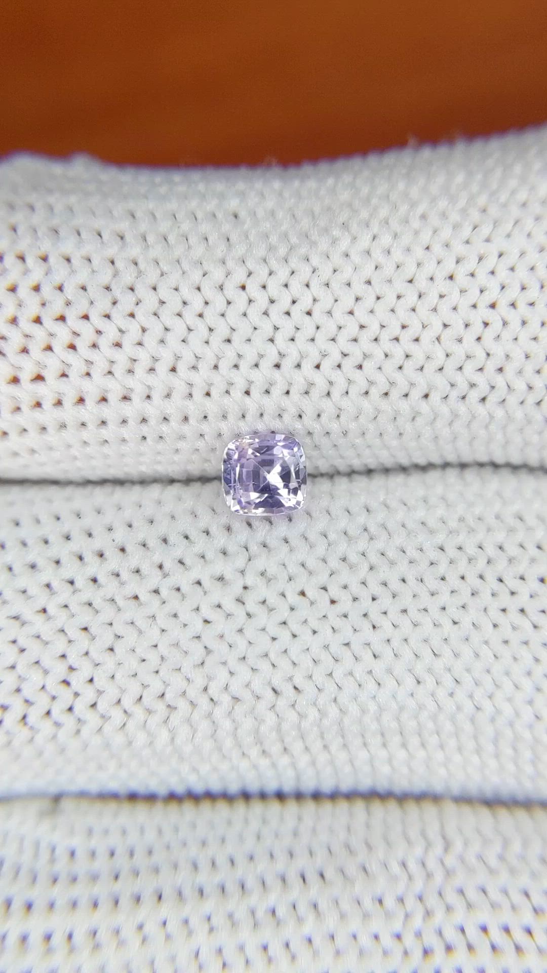 0.48 Ct. Purple Sapphire from Ceylon (Sri Lanka) Size Video
