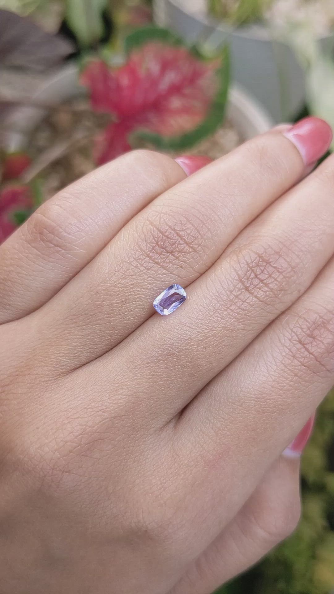 0.60 Ct. Blue Sapphire from Ceylon (Sri Lanka) Size Video