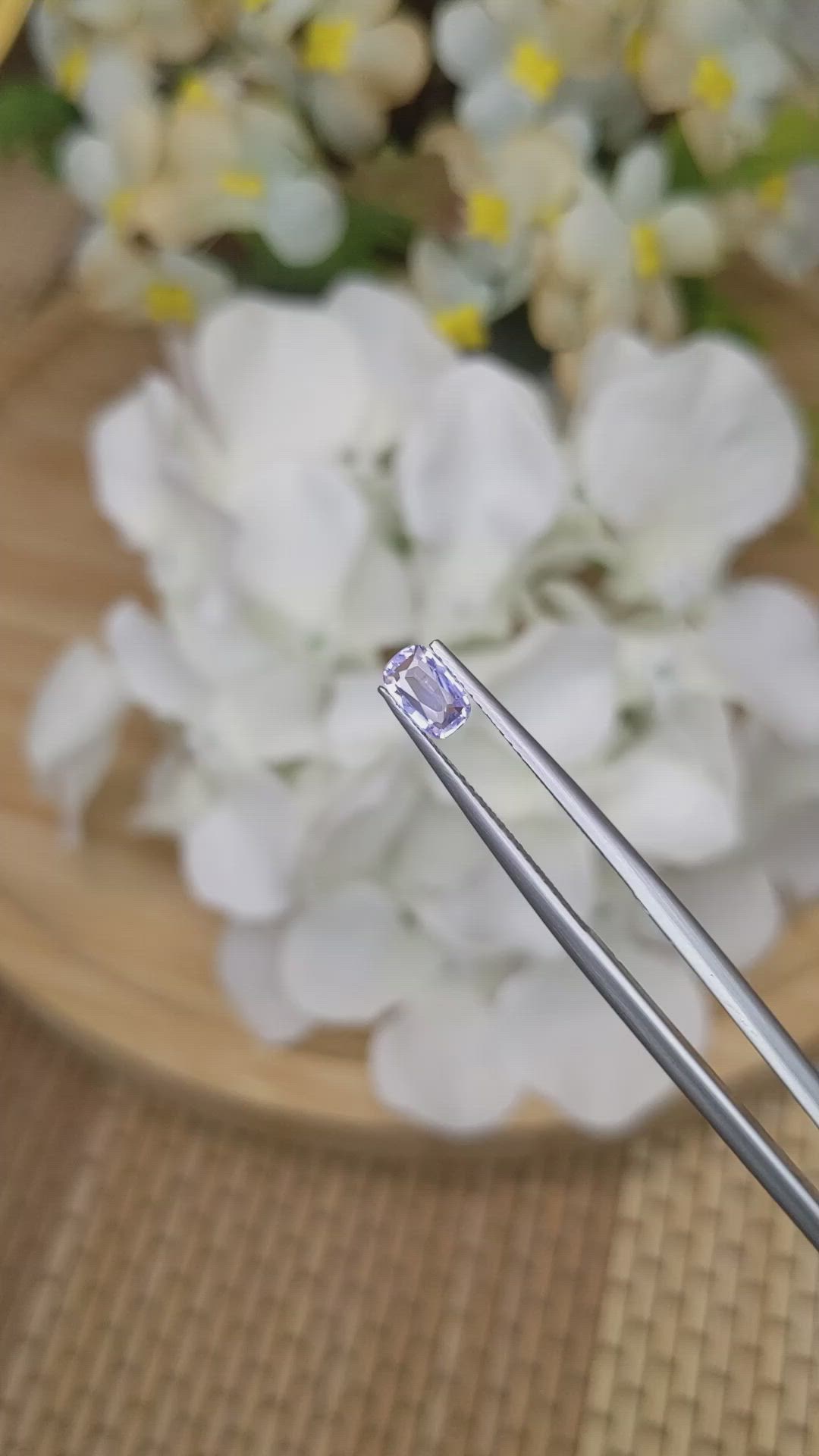 0.60 Ct. Blue Sapphire from Ceylon (Sri Lanka) Size Video