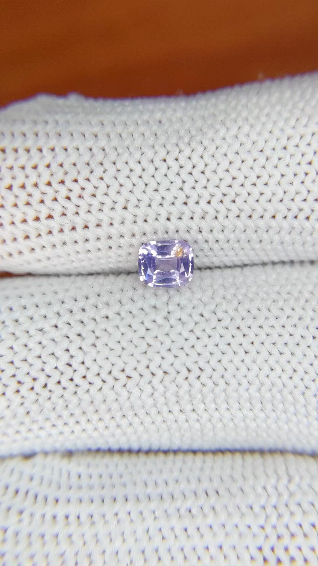 0.50 Ct. Purple Sapphire from Ceylon (Sri Lanka) Size Video