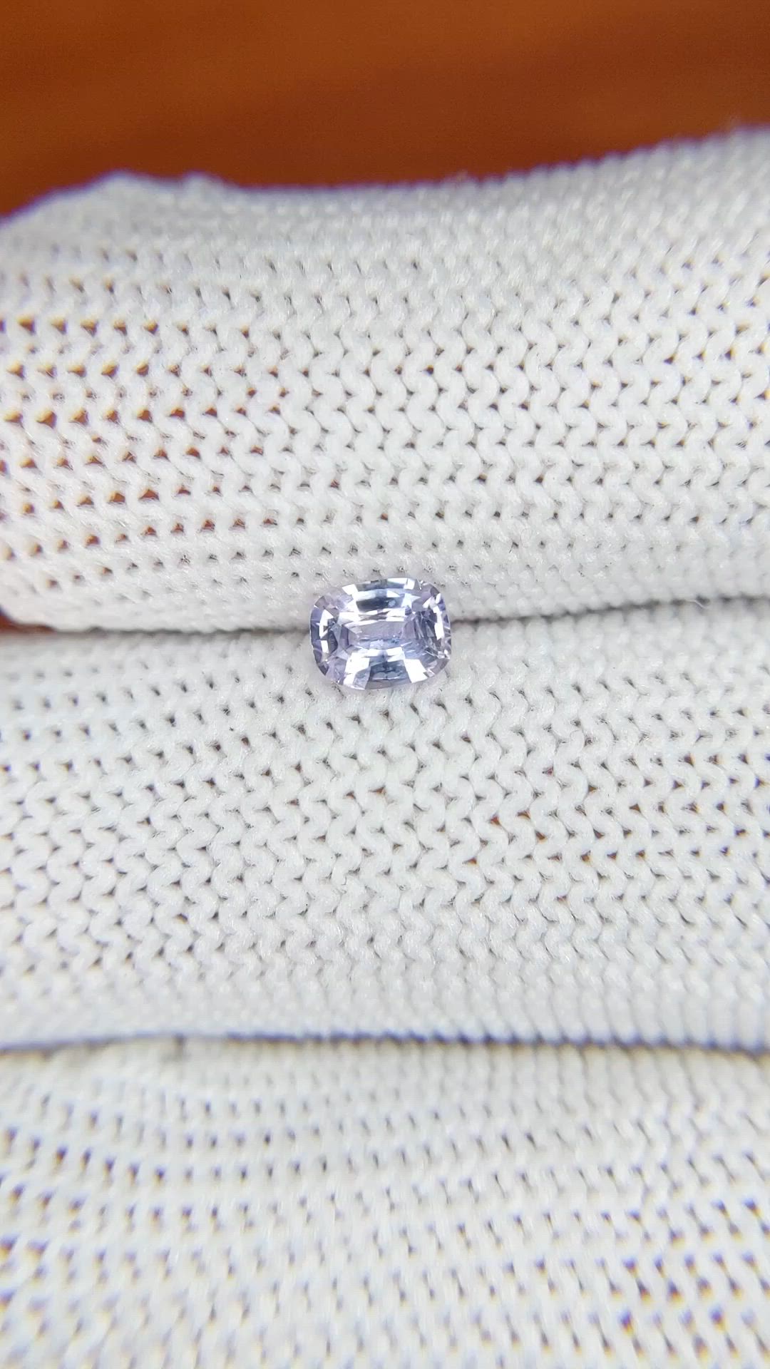0.47 Ct. Purple Sapphire from Ceylon (Sri Lanka) Size Video