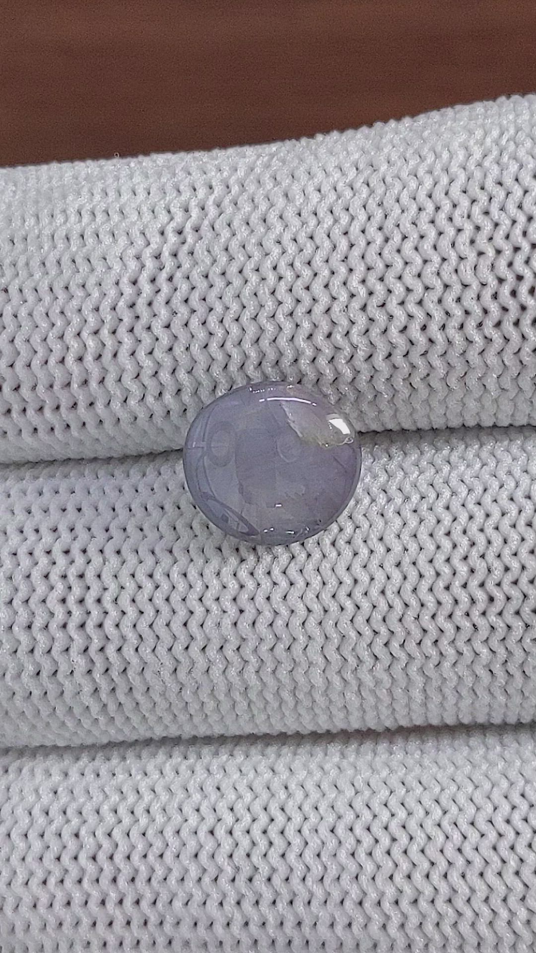 4.60 Ct. Purplish Blue Star Sapphire from Ceylon (Sri Lanka) Size Video