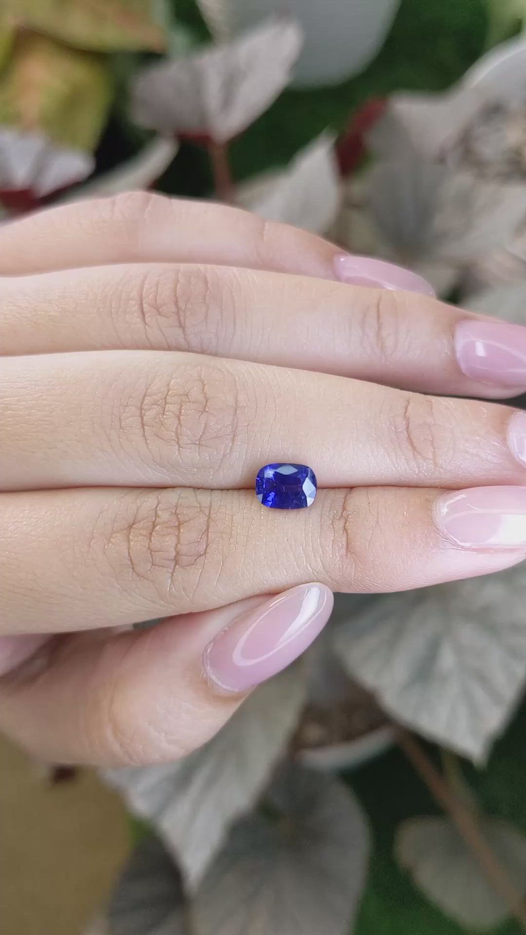 1.49 Ct. Blue Sapphire from Ceylon (Sri Lanka) Size Video