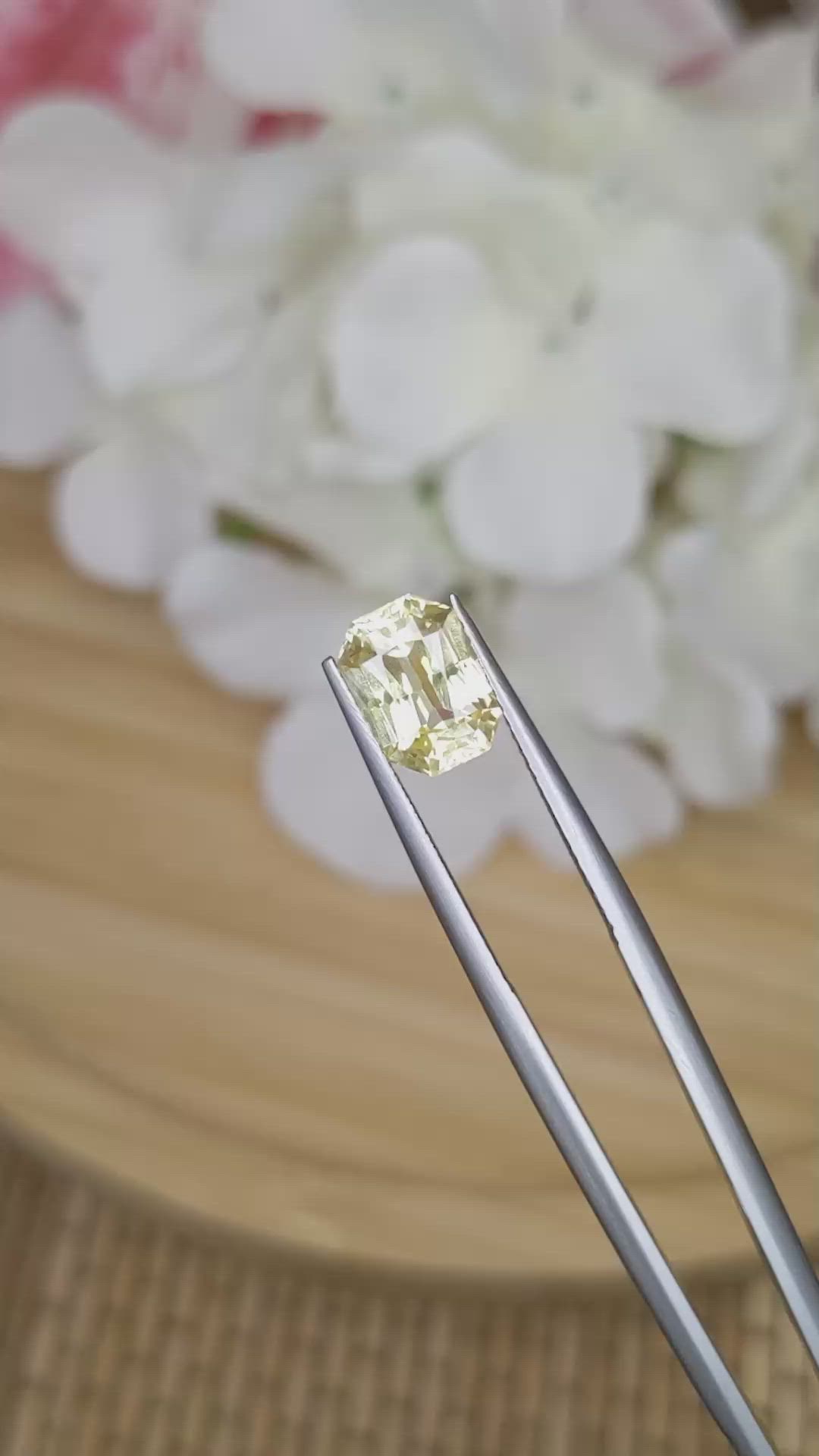 2.71 Ct. Yellow Sapphire from Ceylon (Sri Lanka) Size Video