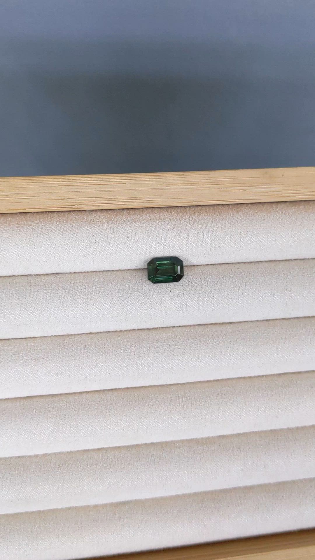 2.57 Ct. Green Sapphire from Madagascar Size Video