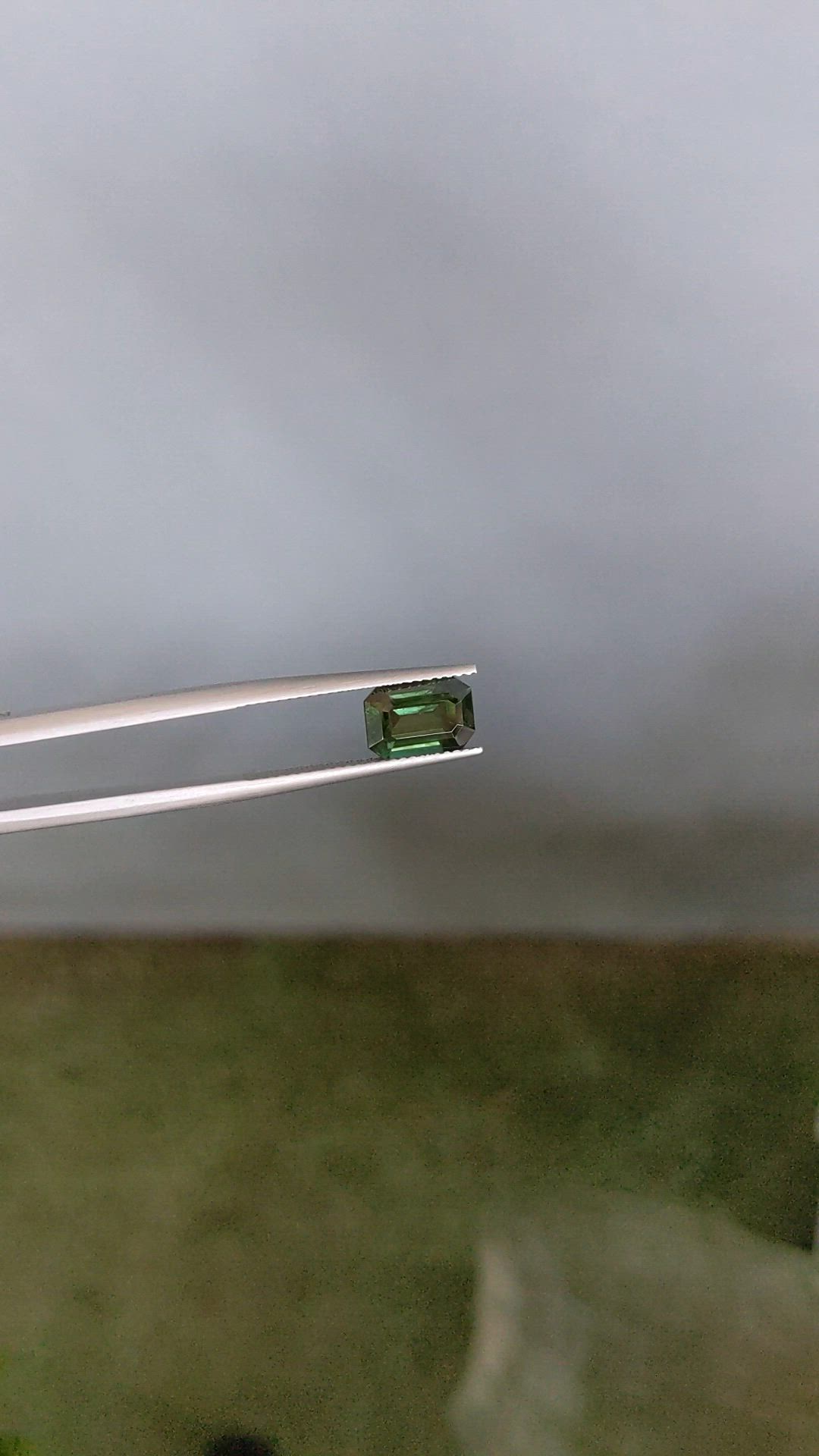 2.57 Ct. Green Sapphire from Madagascar Size Video