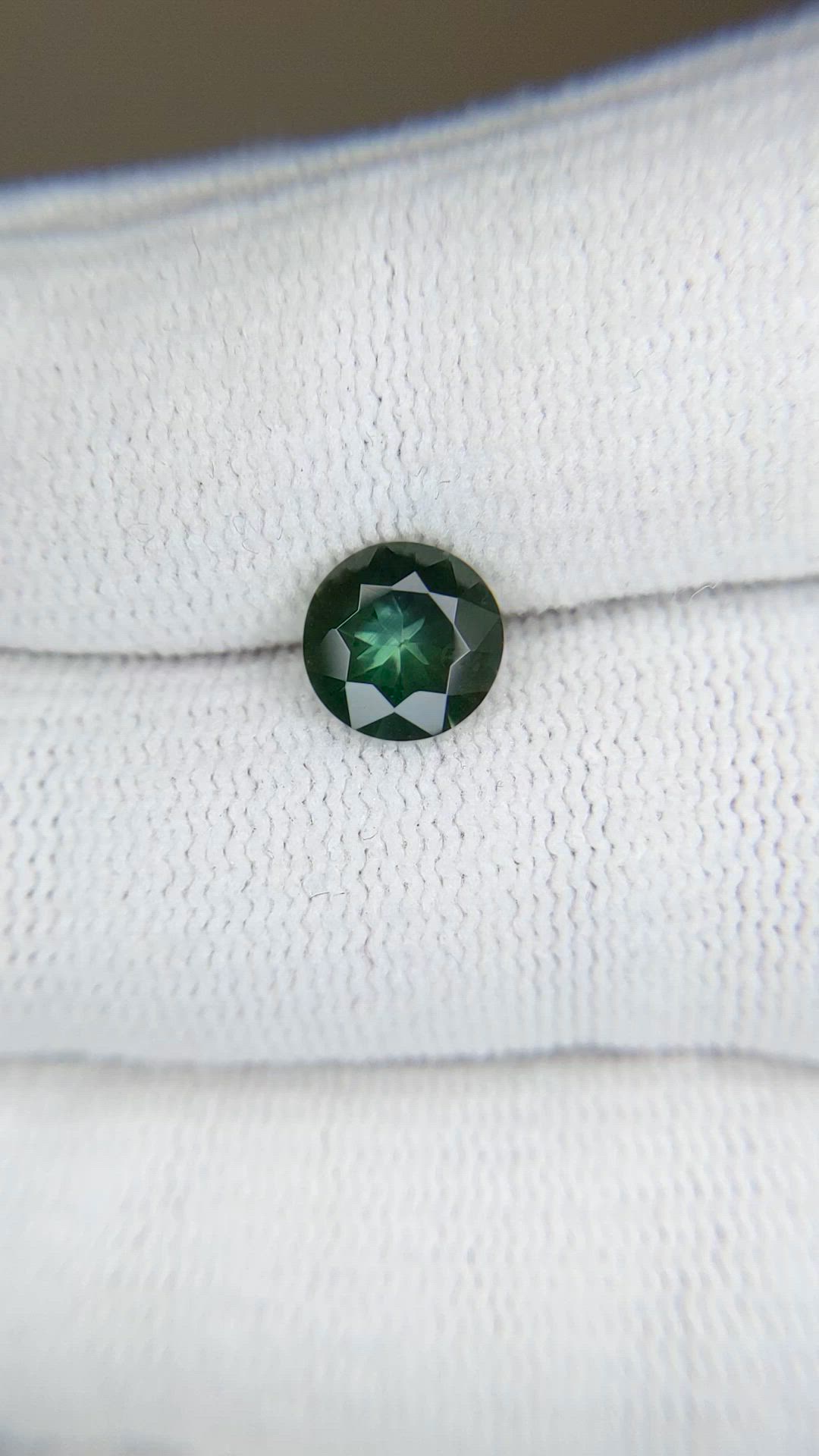 1.43 Ct. Yellowish Green Sapphire from Madagascar Size Video
