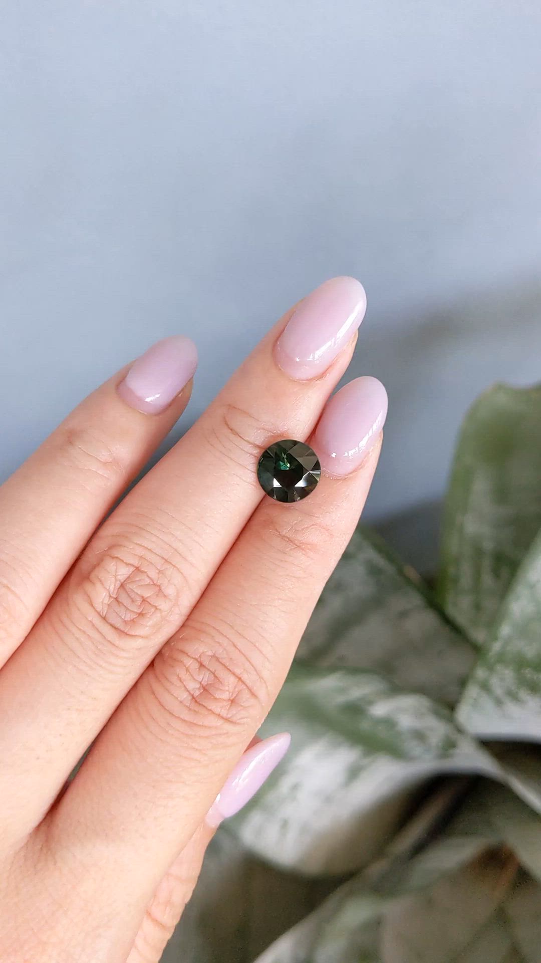 2.53 Ct. Yellowish Green Sapphire from Madagascar Size Video