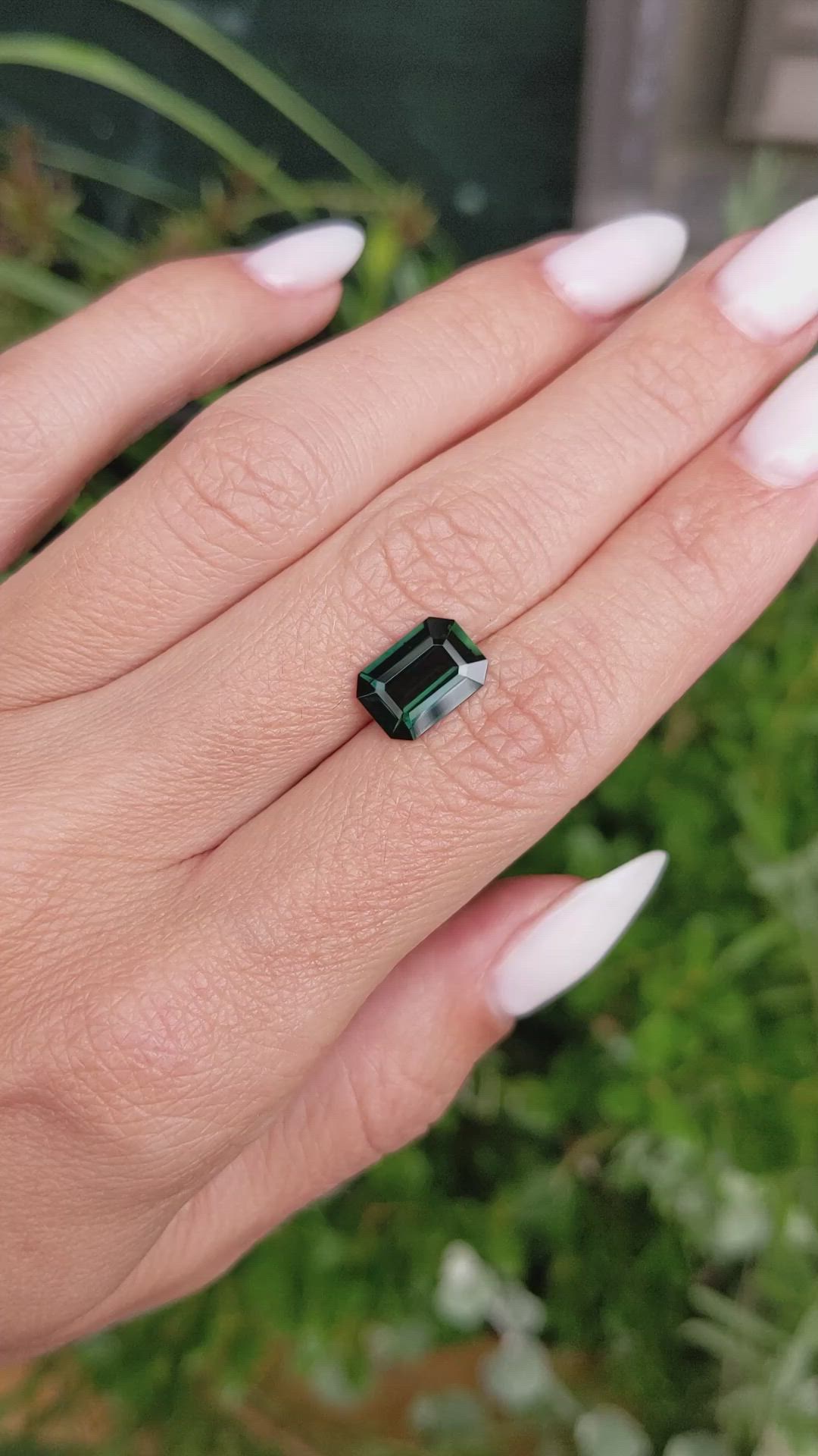 3.15 Ct. Green Sapphire from Madagascar Size Video