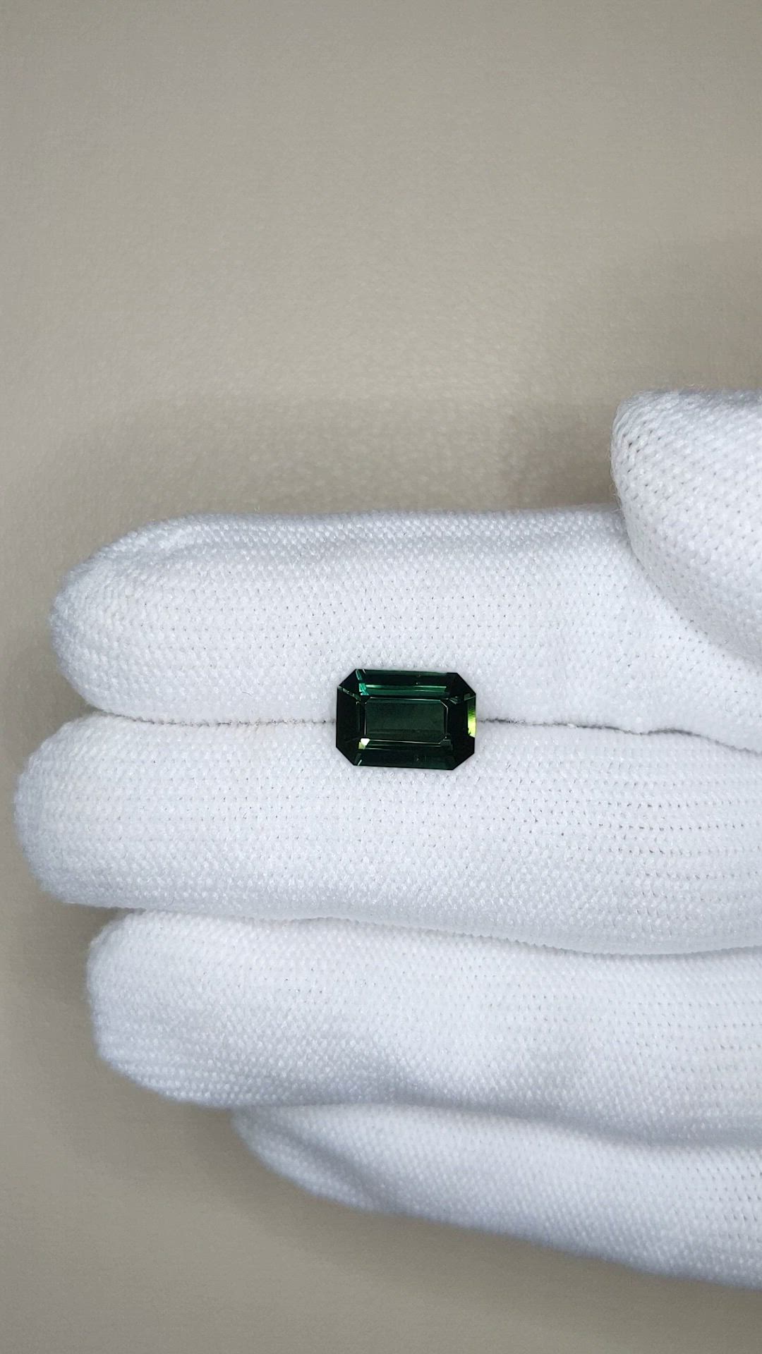 3.15 Ct. Green Sapphire from Madagascar Size Video