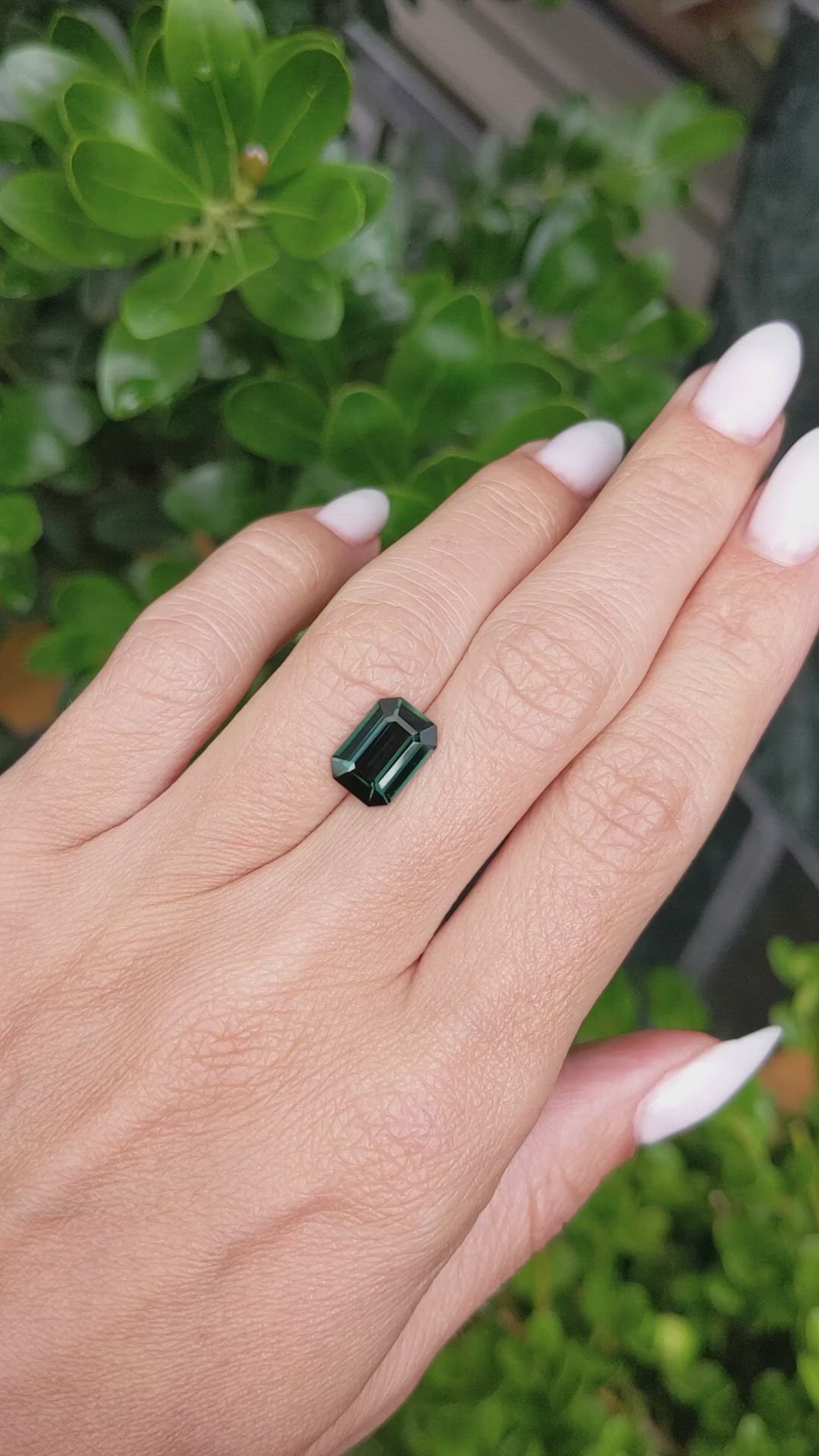 3.15 Ct. Green Sapphire from Madagascar Size Video