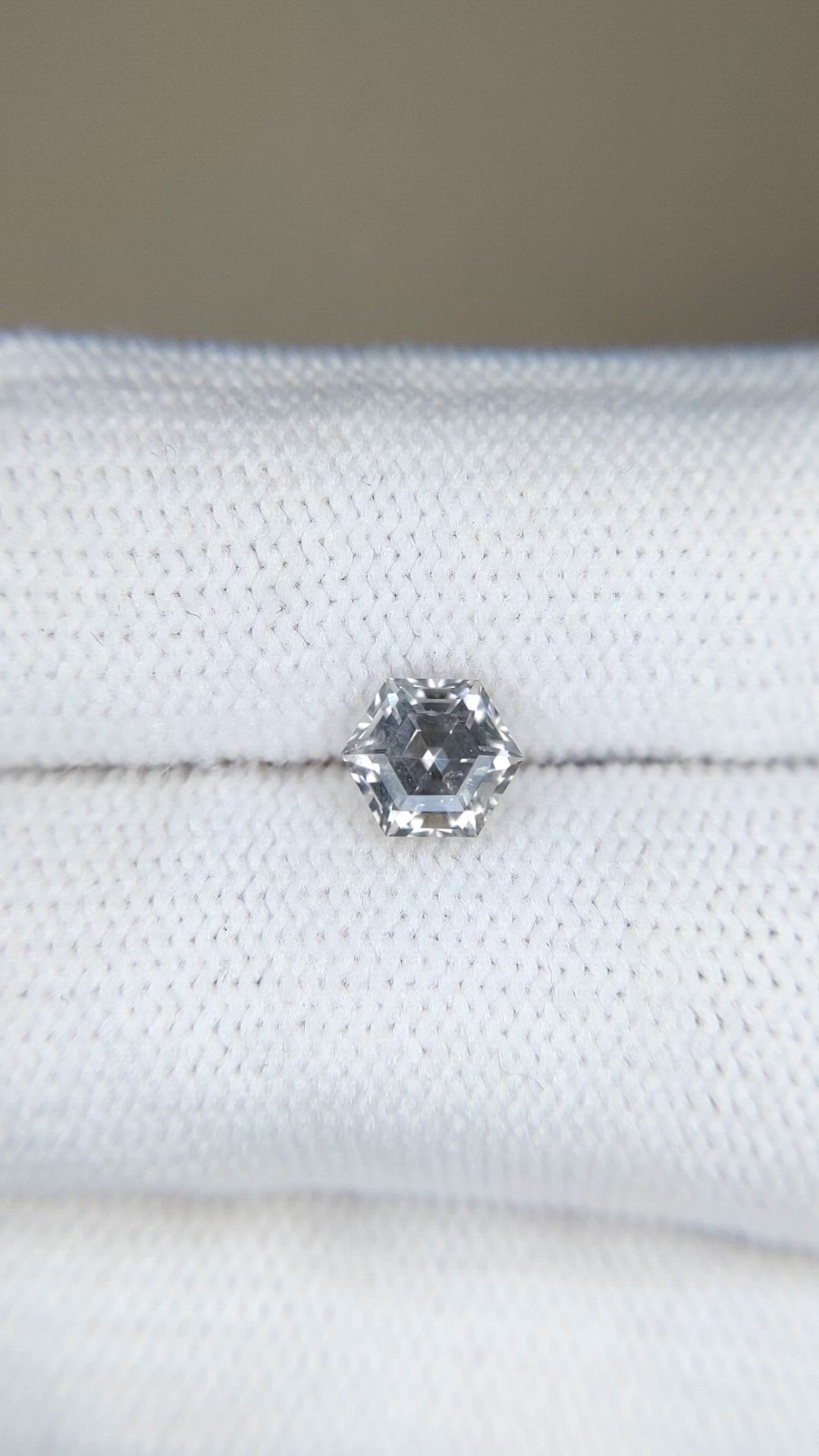 1.11 Ct. Pinkish Brown Sapphire from Montana Size Video