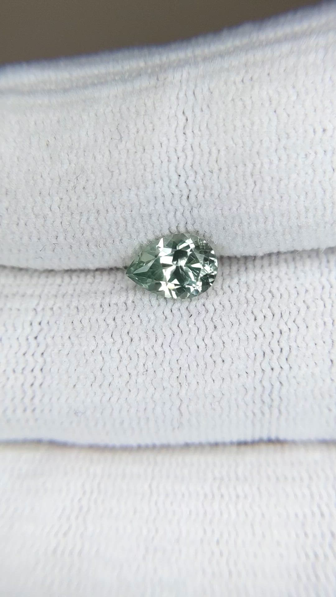1.14 Ct. Green Sapphire from Montana Size Video