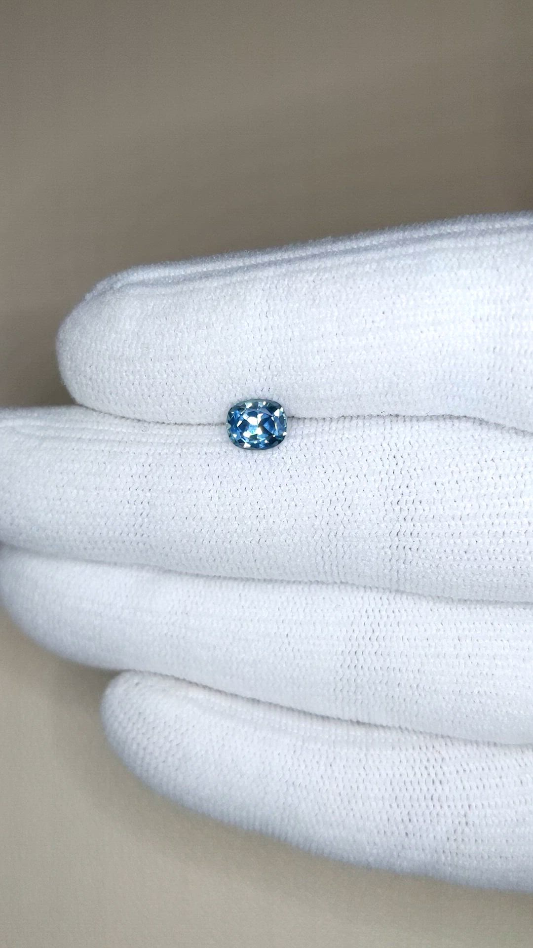 0.91 Ct. Blue Sapphire from Montana Size Video