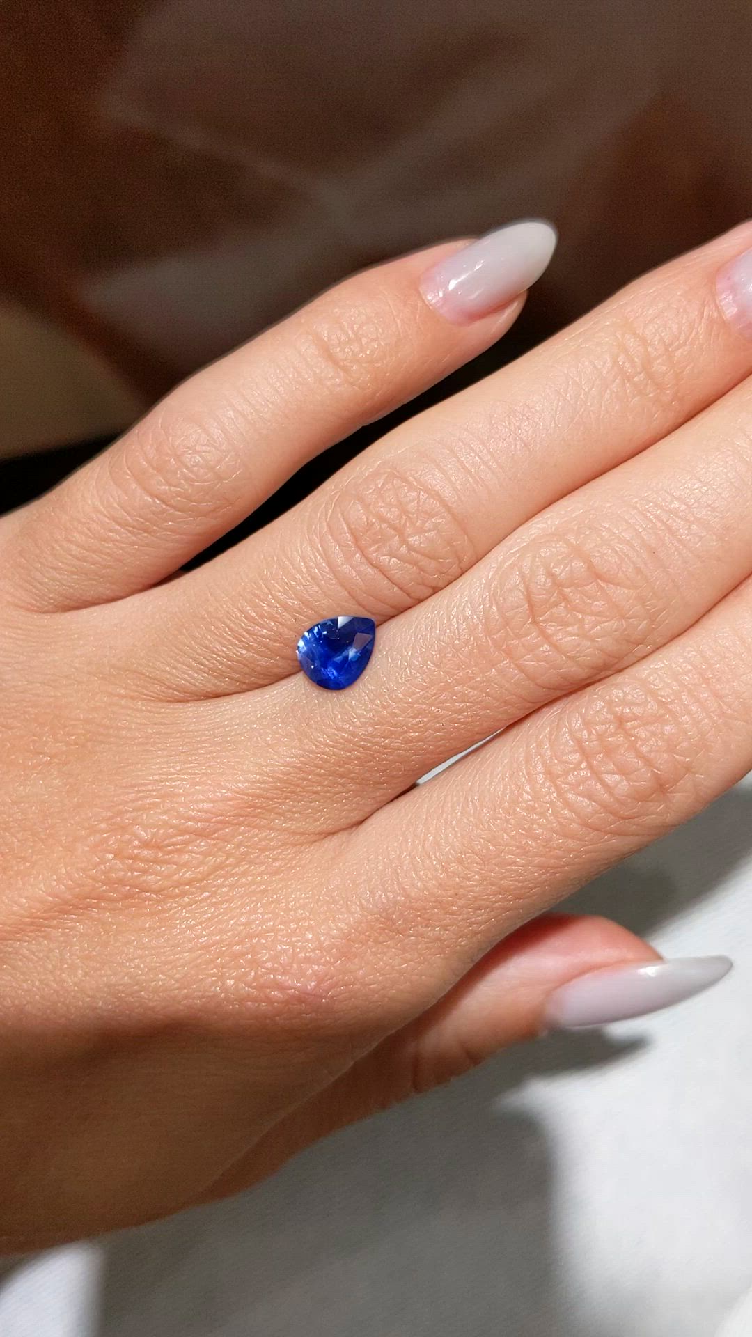 1.46 Ct. Blue Sapphire from Ceylon (Sri Lanka) Size Video