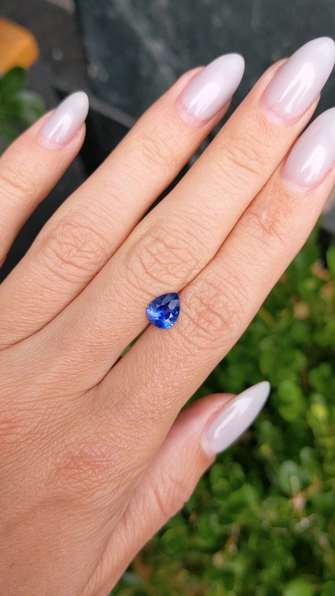 1.46 Ct. Blue Sapphire from Ceylon (Sri Lanka) Size Video