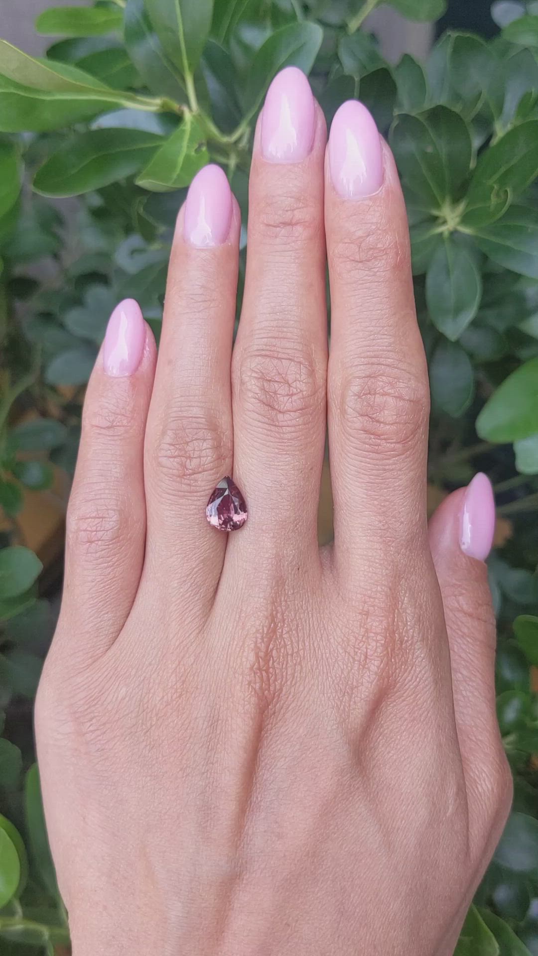 2.32 Ct. Orangish Brown Sapphire from Madagascar Size Video