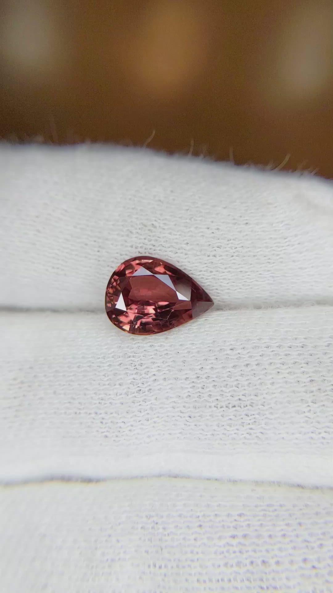 2.32 Ct. Orangish Brown Sapphire from Madagascar Size Video