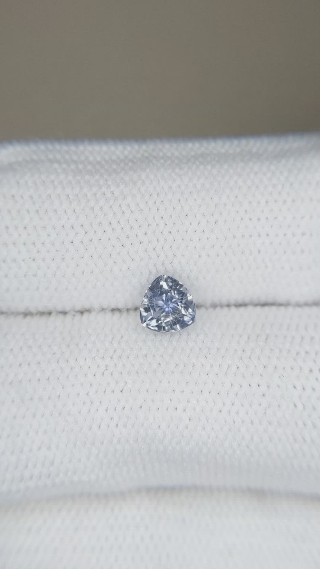 0.77 Ct. Greyish Blue Sapphire from Montana Size Video
