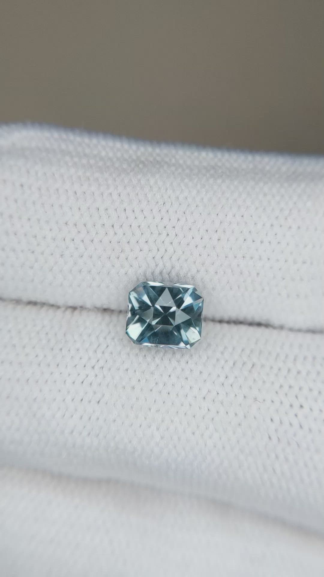 1.95 Ct. Greyish Blue Sapphire from Montana Size Video